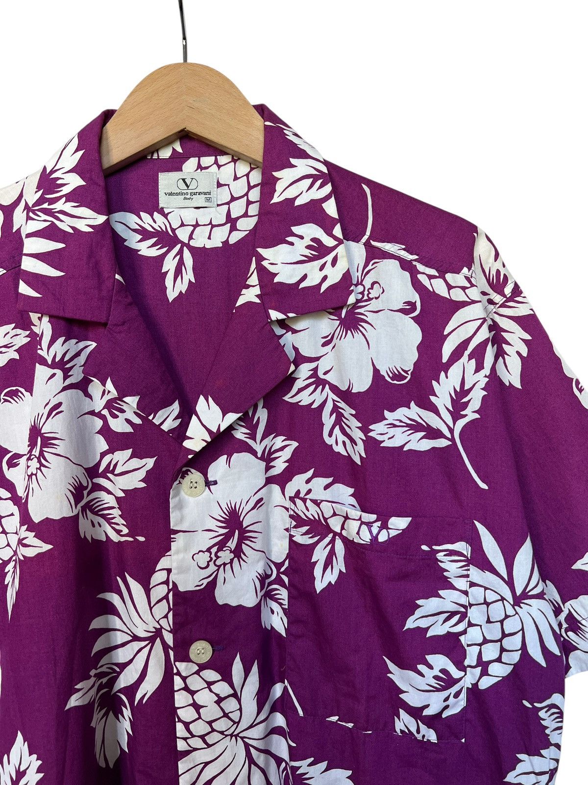 Valentino 1980s Valentino Garavani Hawaiian Shirt Size US L / EU 52-54 / 3 - 7 Thumbnail