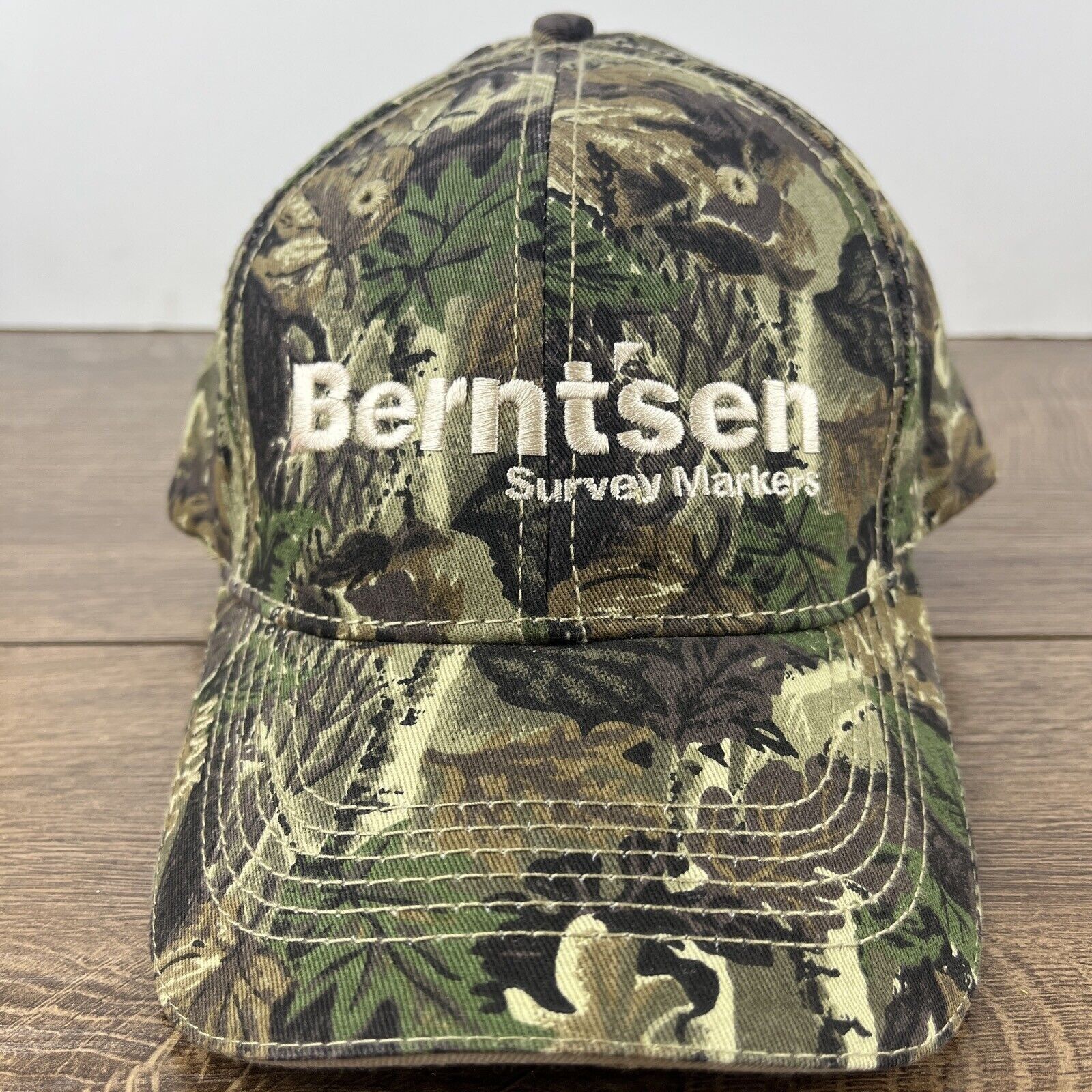Other Berntsen Hat Survey Camo Green Hat Adjustable Adult Size Hat Size ONE SIZE - 2 Thumbnail