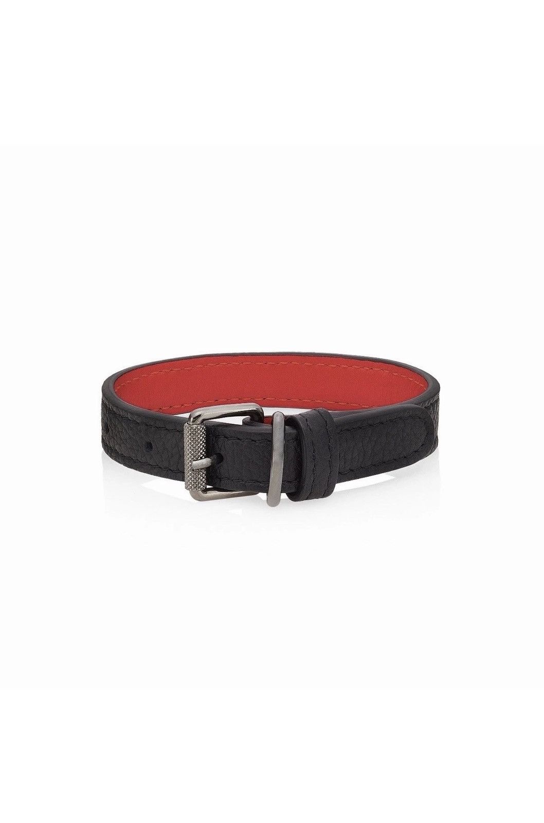 Christian Louboutin Louboutin Loubicollar Leather Dog Collar Black Medium Size ONE SIZE - 2 Thumbnail