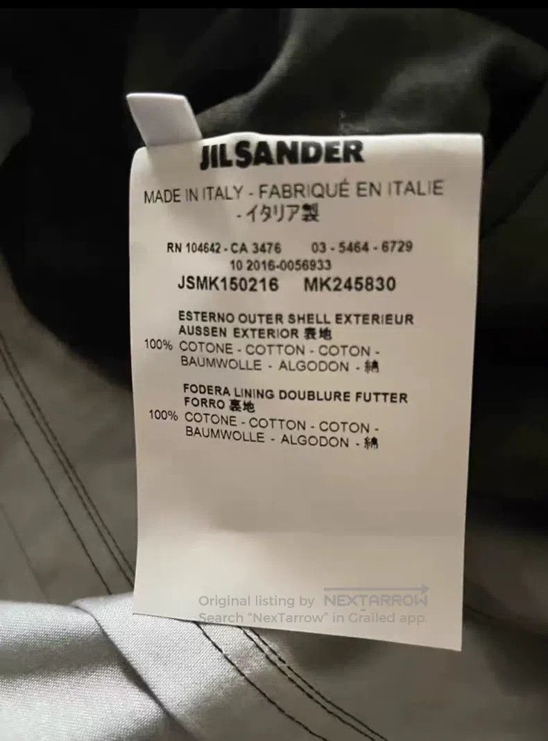 Jil Sander Jil Sander Plant-dyed jacket Size 52L - 8 Thumbnail