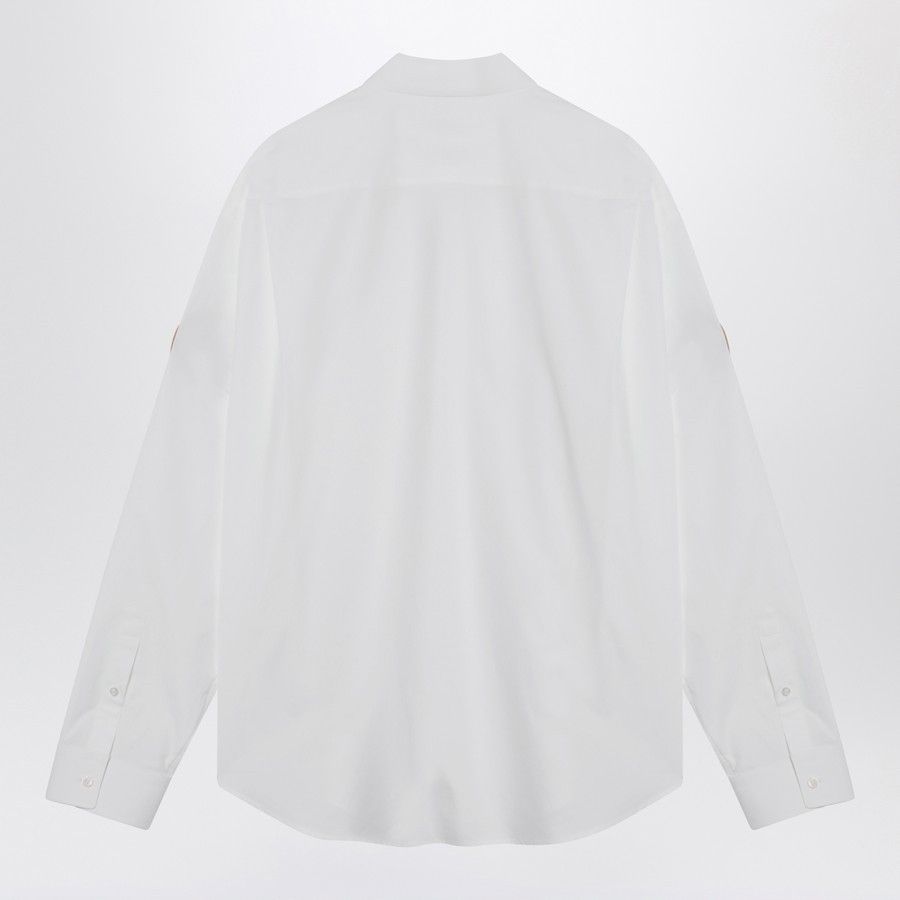 Balenciaga o1d2blof0226 Button-Down Shirt in White Size US S / EU 44-46 / 1 - 2 Thumbnail