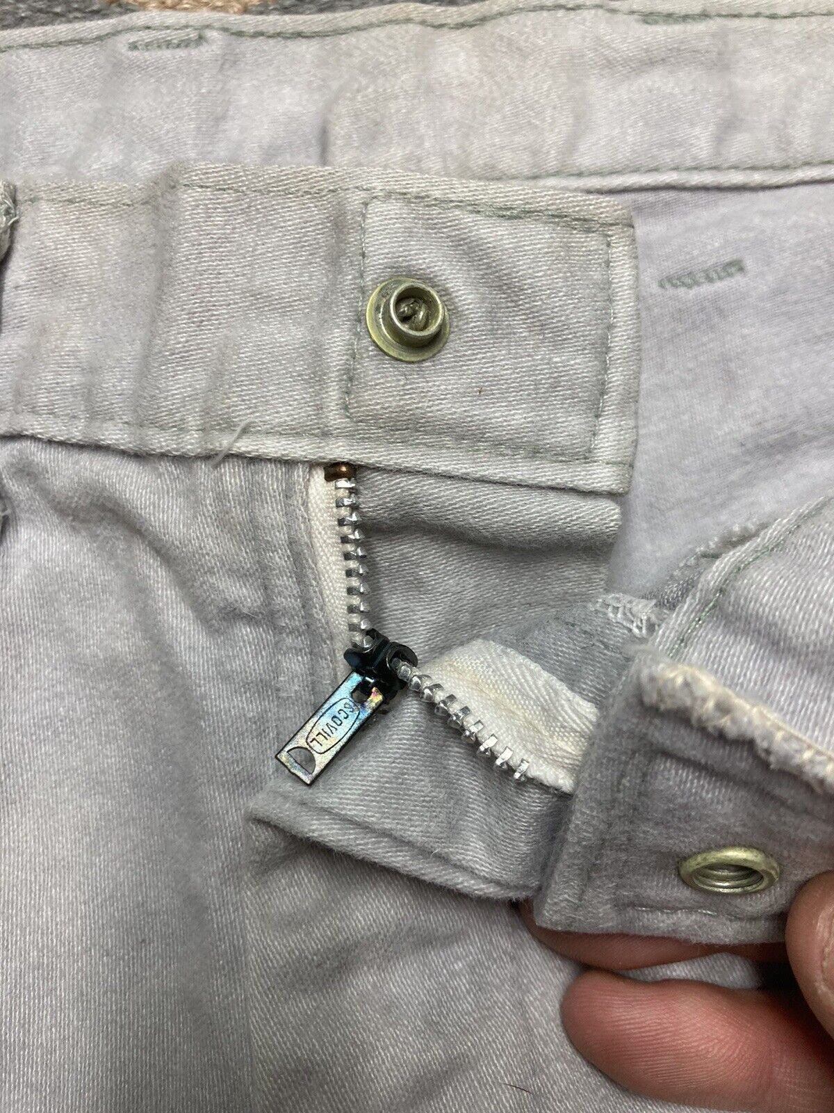 Vintage 70s elephant bell bottom flare pants moleskin Male 31x31 Size US 31 - 7 Thumbnail