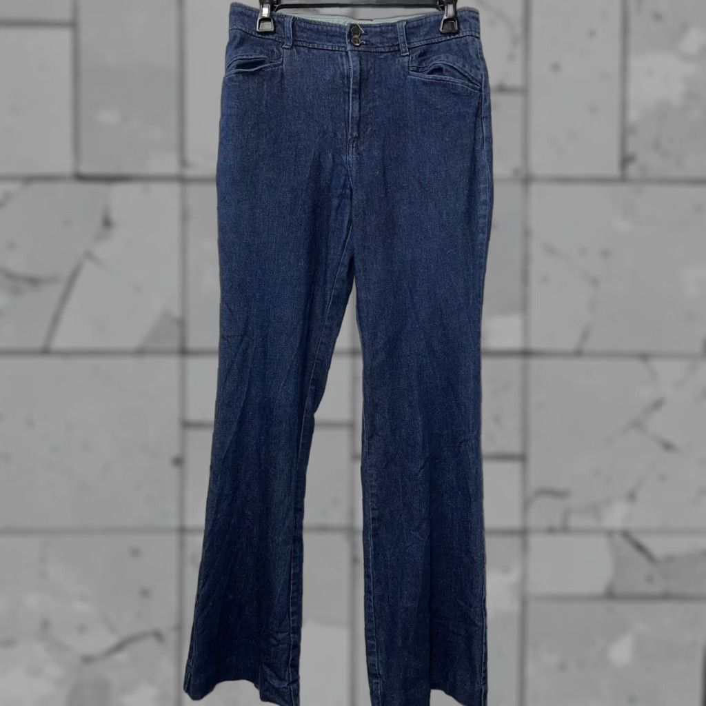 Anthropologie Anthropologie The Essential Trouser Jeans Womens Size 8 Skinny 31” Inseam Blue Jeans Womens Size 30" / US 8 / IT 44 - 1 Thumbnail