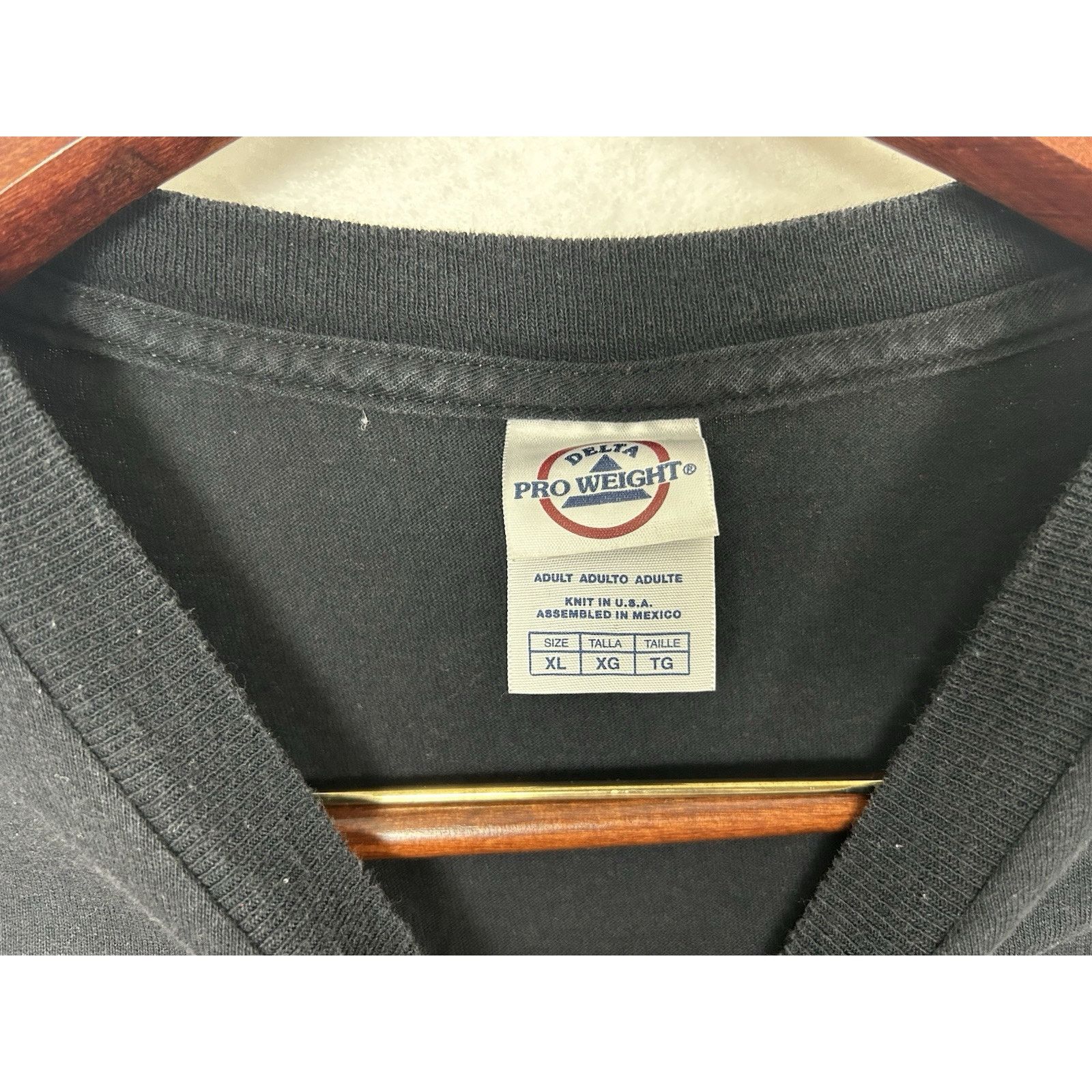 Delta VTG Christian Hide Me in the Shadow of Your Wings Black XL Size US XL / EU 56 / 4 - 4 Thumbnail