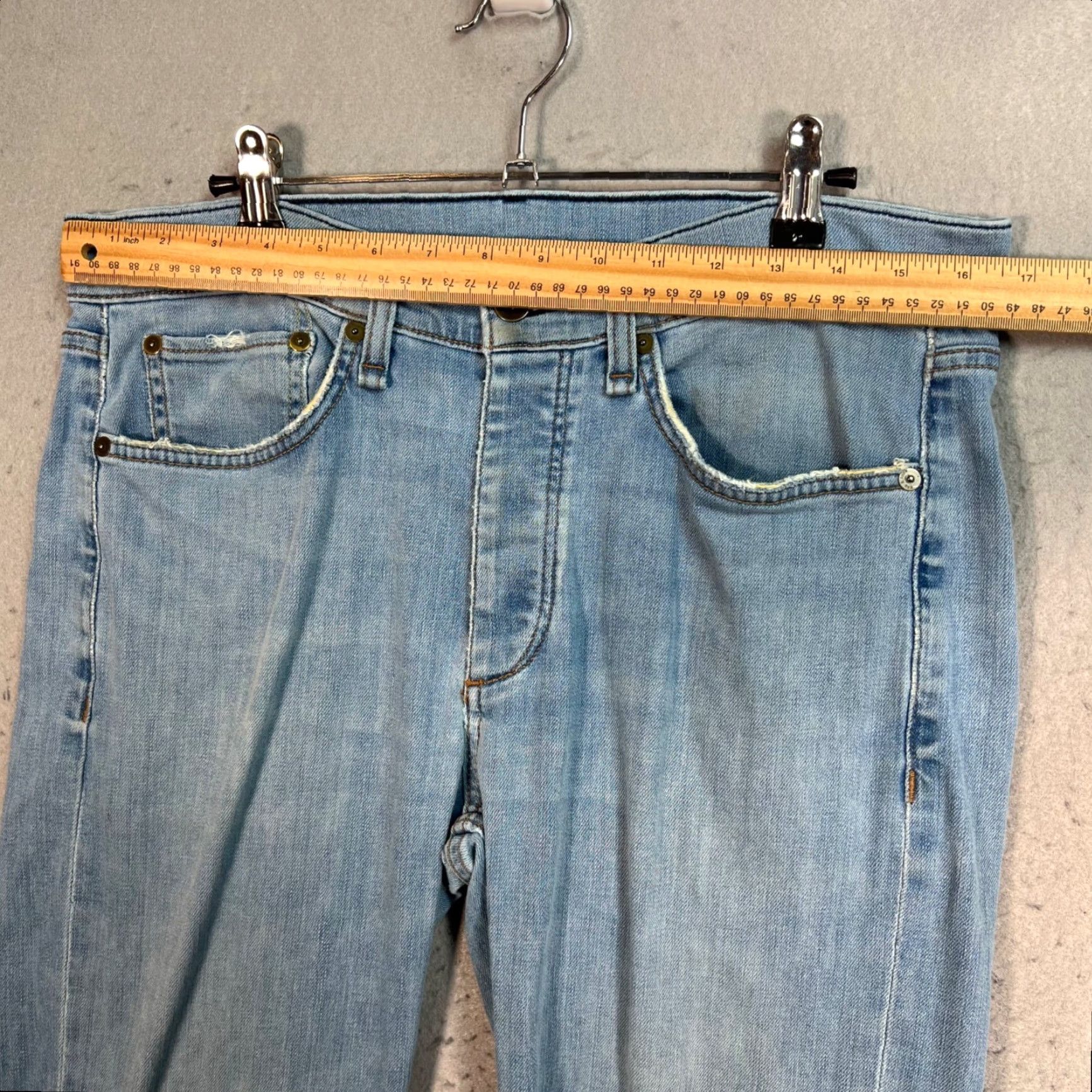 Rag & Bone Rag & Bone Jeans Mens 33 Blue Extra-Slim Denim 5-Pocket Size US 33 - 6 Thumbnail
