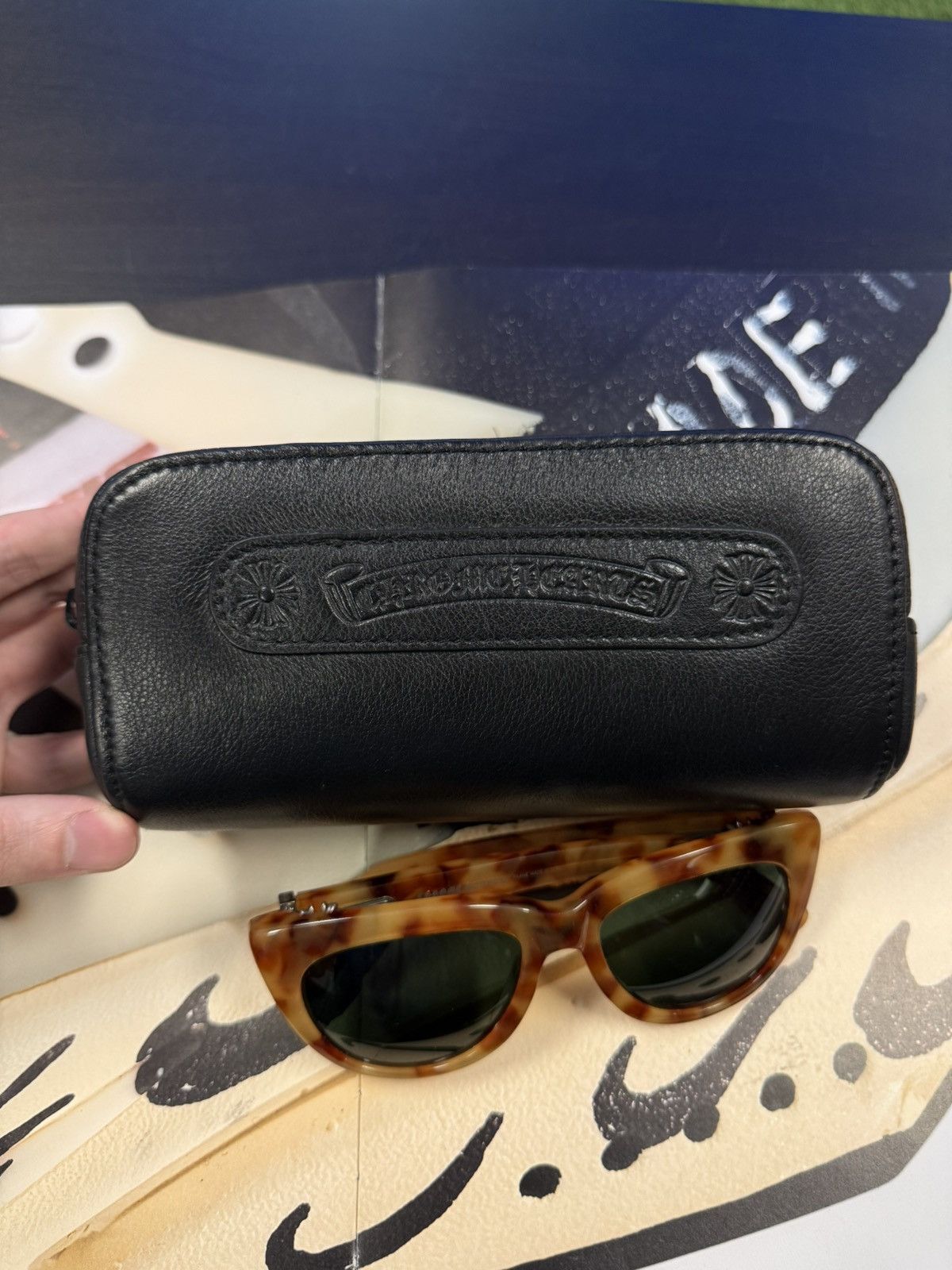 Chrome Hearts Chrome Hearts “LunchF**CKs” Sunglasses W Case Size ONE SIZE - 18 Thumbnail