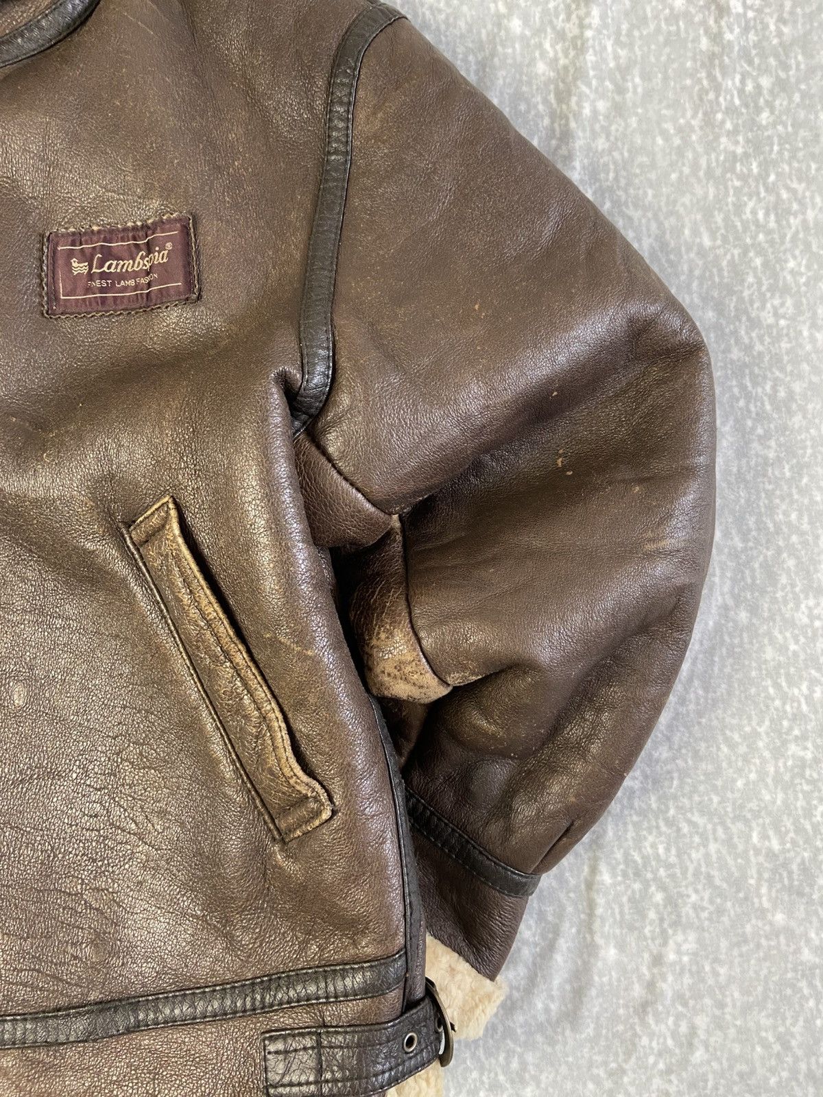 Other Lambland B-3 Sheepskin Bomber Flying Aviator Jacket Size US L / EU 52-54 / 3 - 2 Thumbnail
