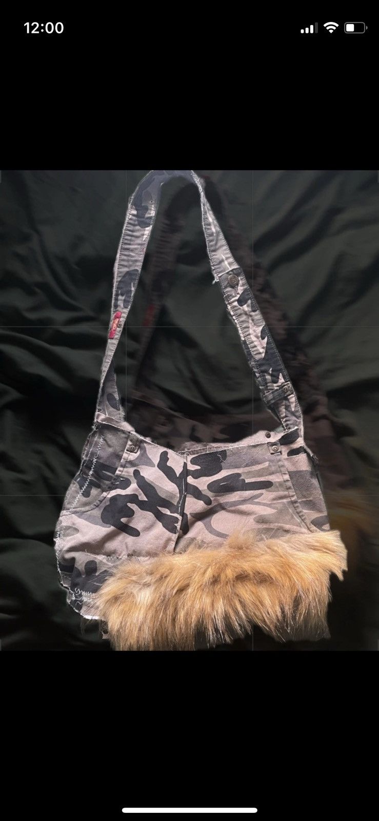 Buffalo London Y2K Purse camo style handmade Size ONE SIZE - 1 Thumbnail