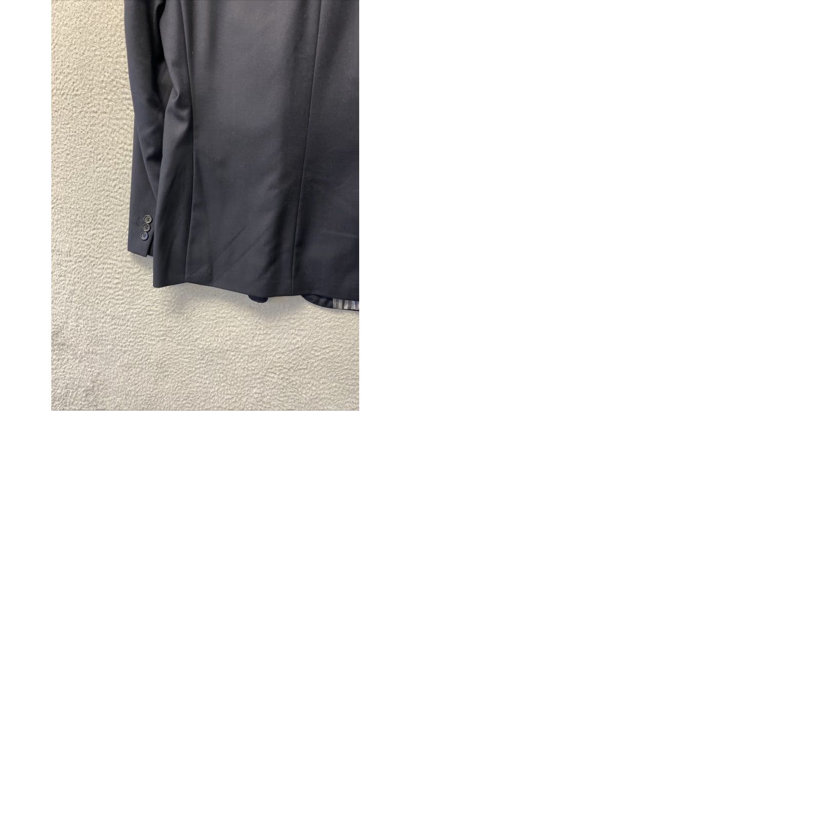 Vintage Giorgio Fiorelli Blazer - Men’s 40R / 83-77 Dark Blue Single-Breasted Two-Button Notch Lapel 40 Regular Vintage No Size 40R - 9 Thumbnail
