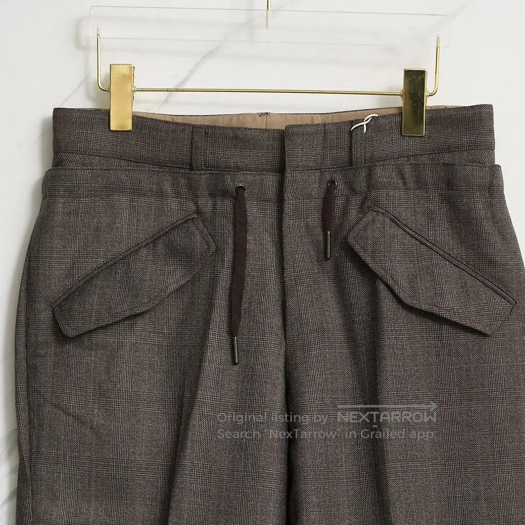 Saint Laurent Paris Saint Laurent Men's Checked Drawstring Trousers. Size US 28 / EU 44 - 2 Thumbnail