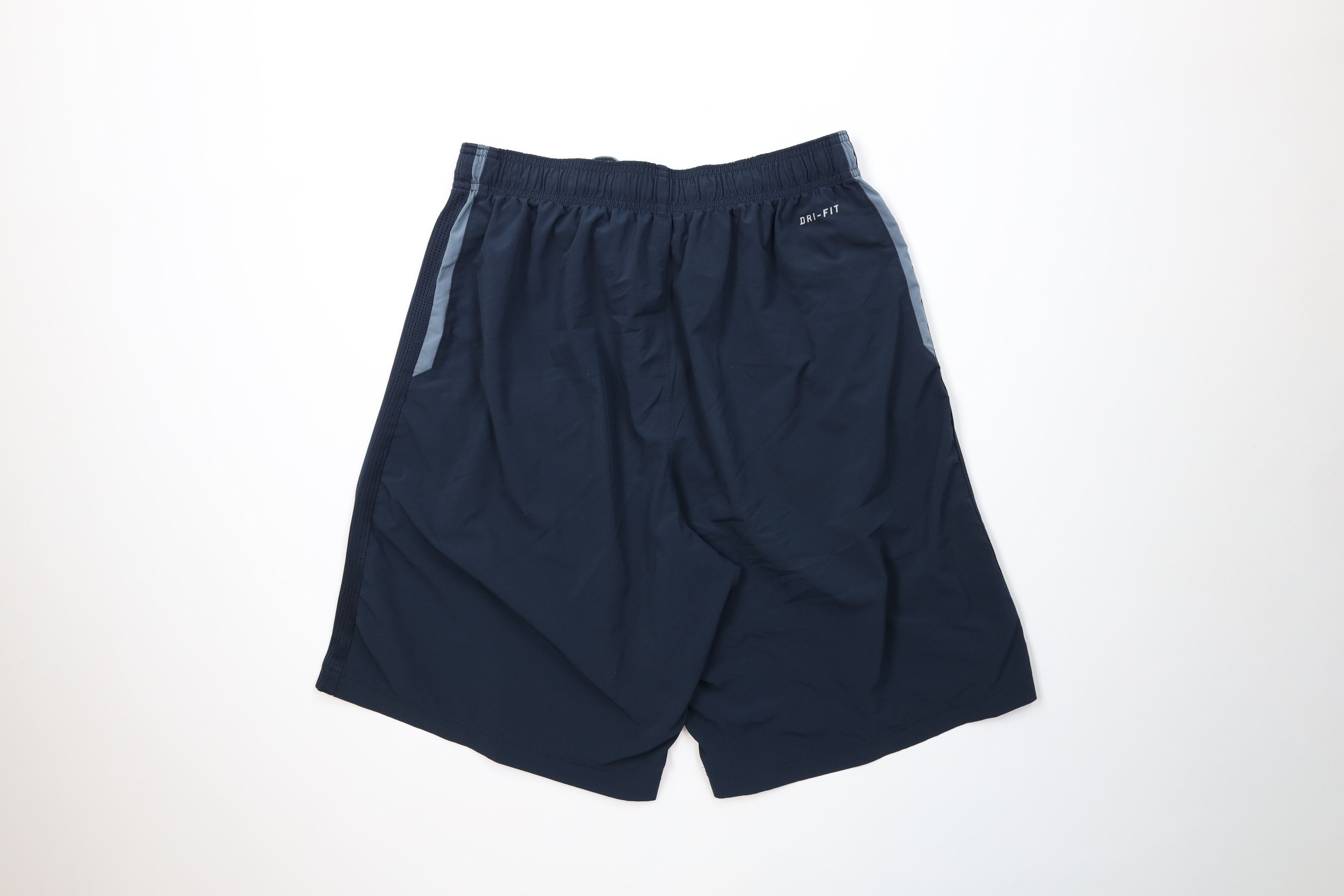 Nike Nike Color Block Gym Training Basketball Shorts Navy Blue Size US 34 / EU 50 - 8 Thumbnail