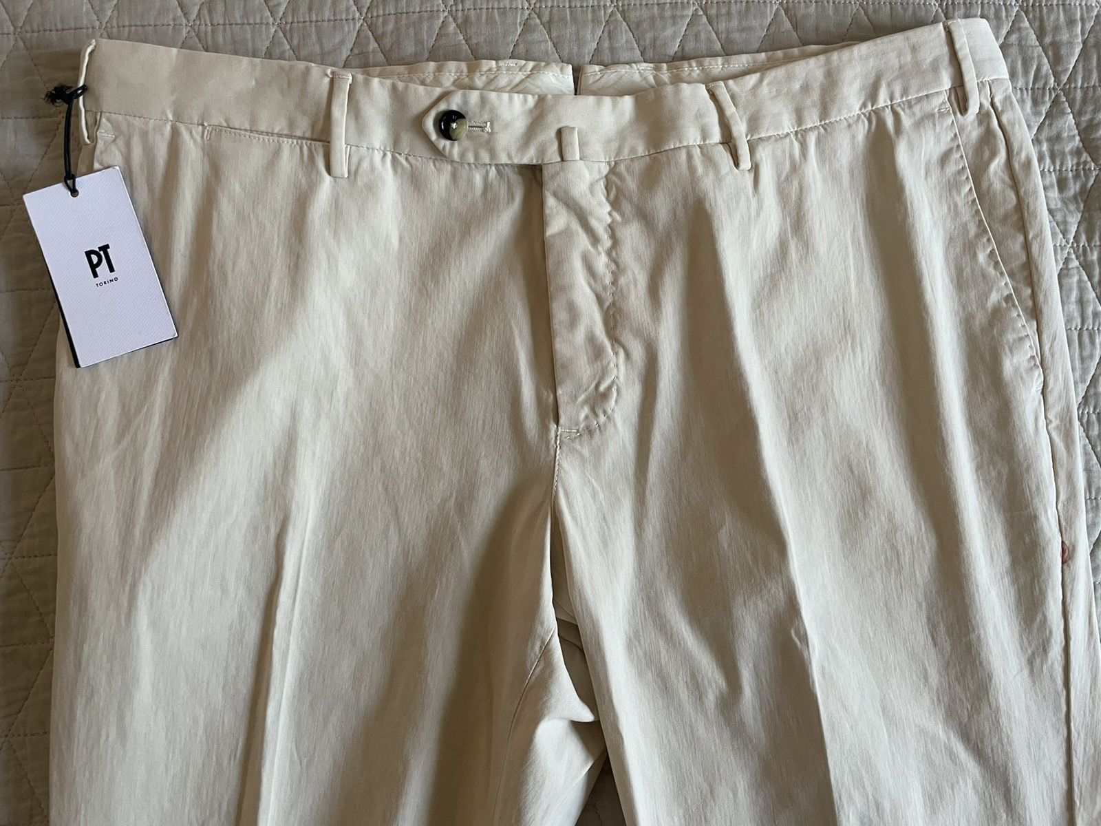 PT Torino Stretch Cotton-Cashmere Trouser Size US 40 / EU 56 - 4 Thumbnail