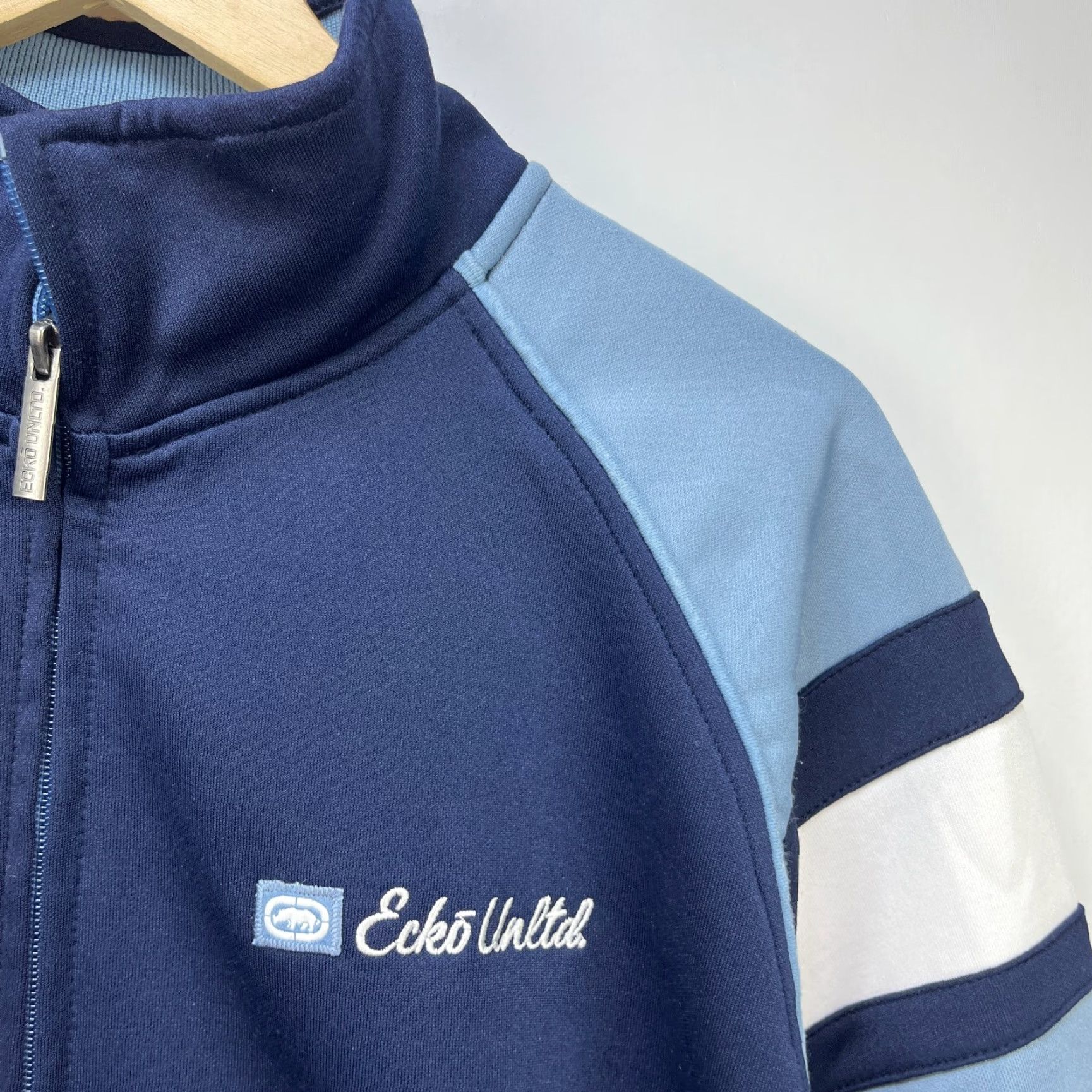 Ecko Unltd. VINTAGE Ecko UNLTD Track Jacket Medium M Blue Zip Mens Size US M / EU 48-50 / 2 - 3 Thumbnail