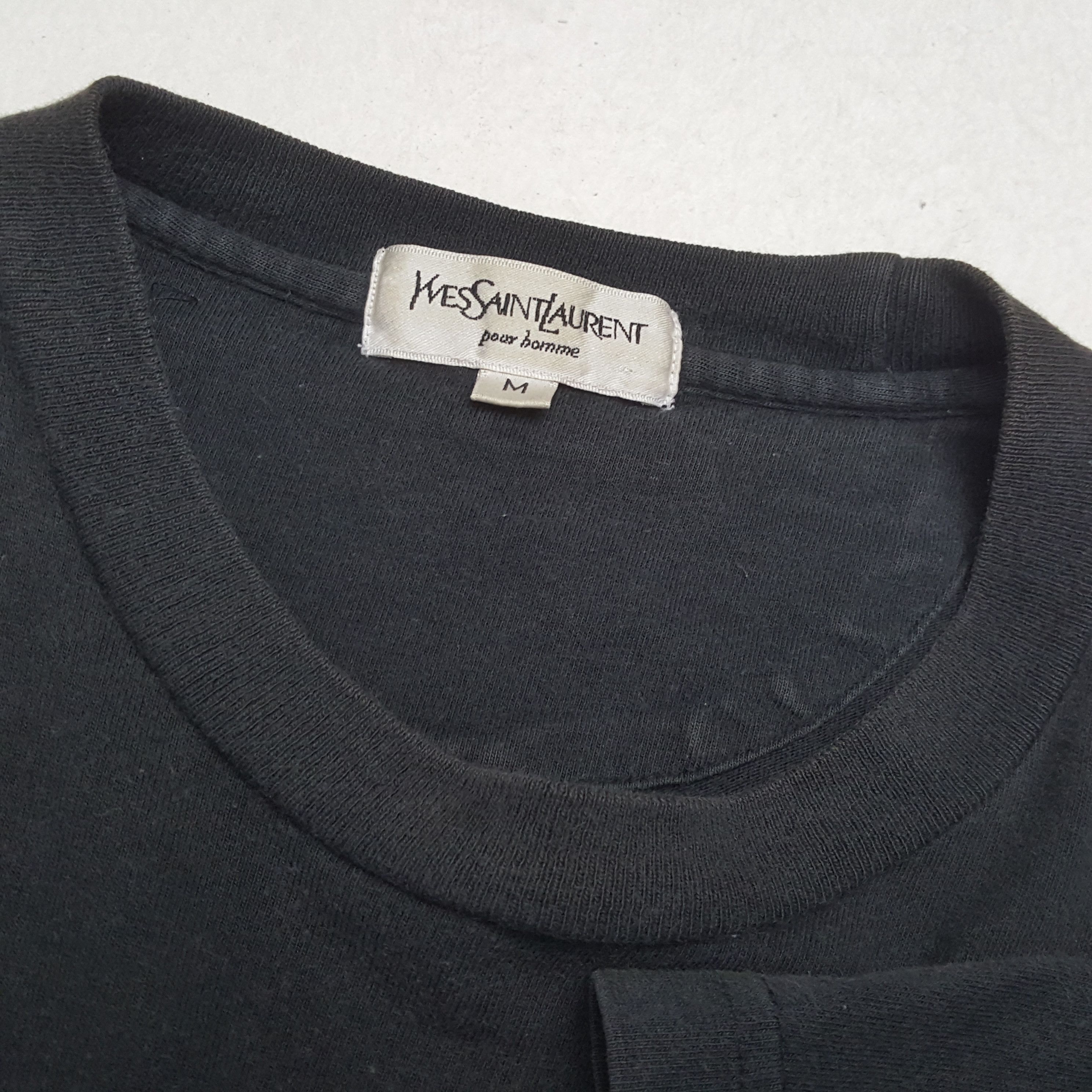 Vintage × Yves Saint Laurent Vintage YVES SAINT LAURENT Italian Fashion Brand T-Shirts Size US M / EU 48-50 / 2 - 8 Thumbnail