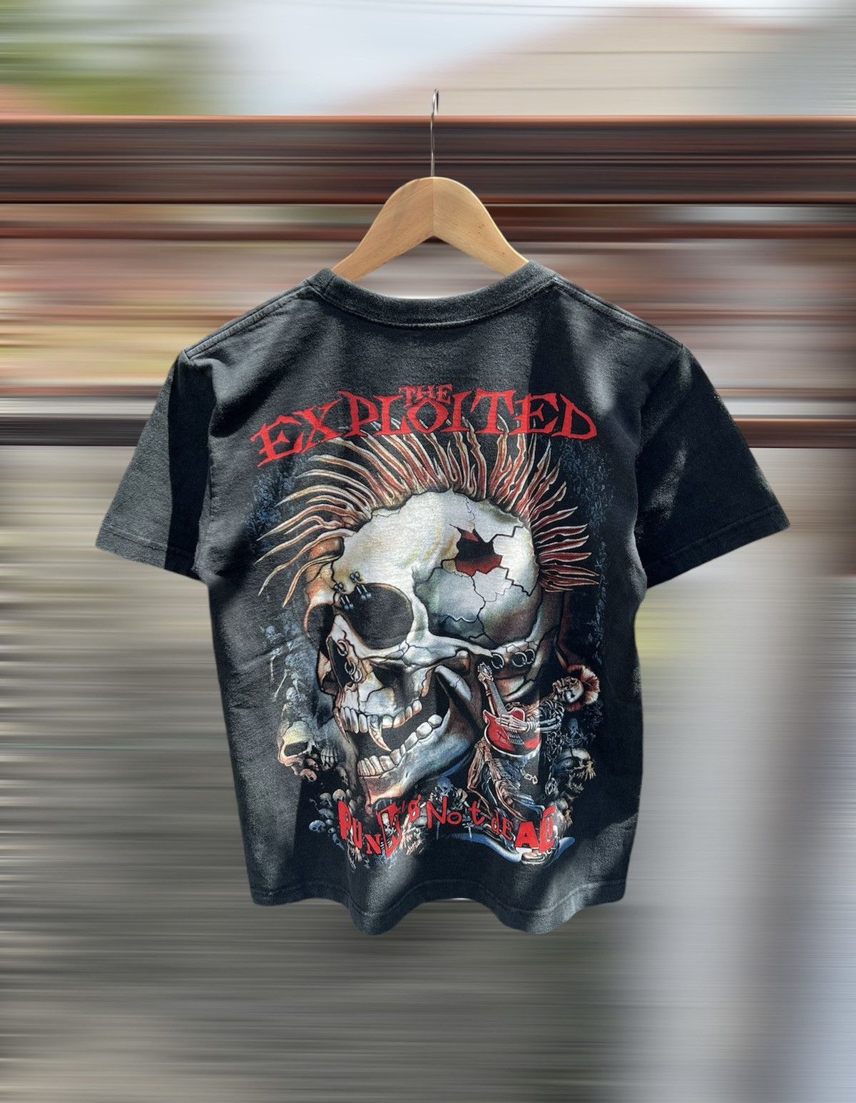 Band Tees × Vintage Rare Vintage The Exploited Fullprint Size US S / EU 44-46 / 1 - 2 Thumbnail