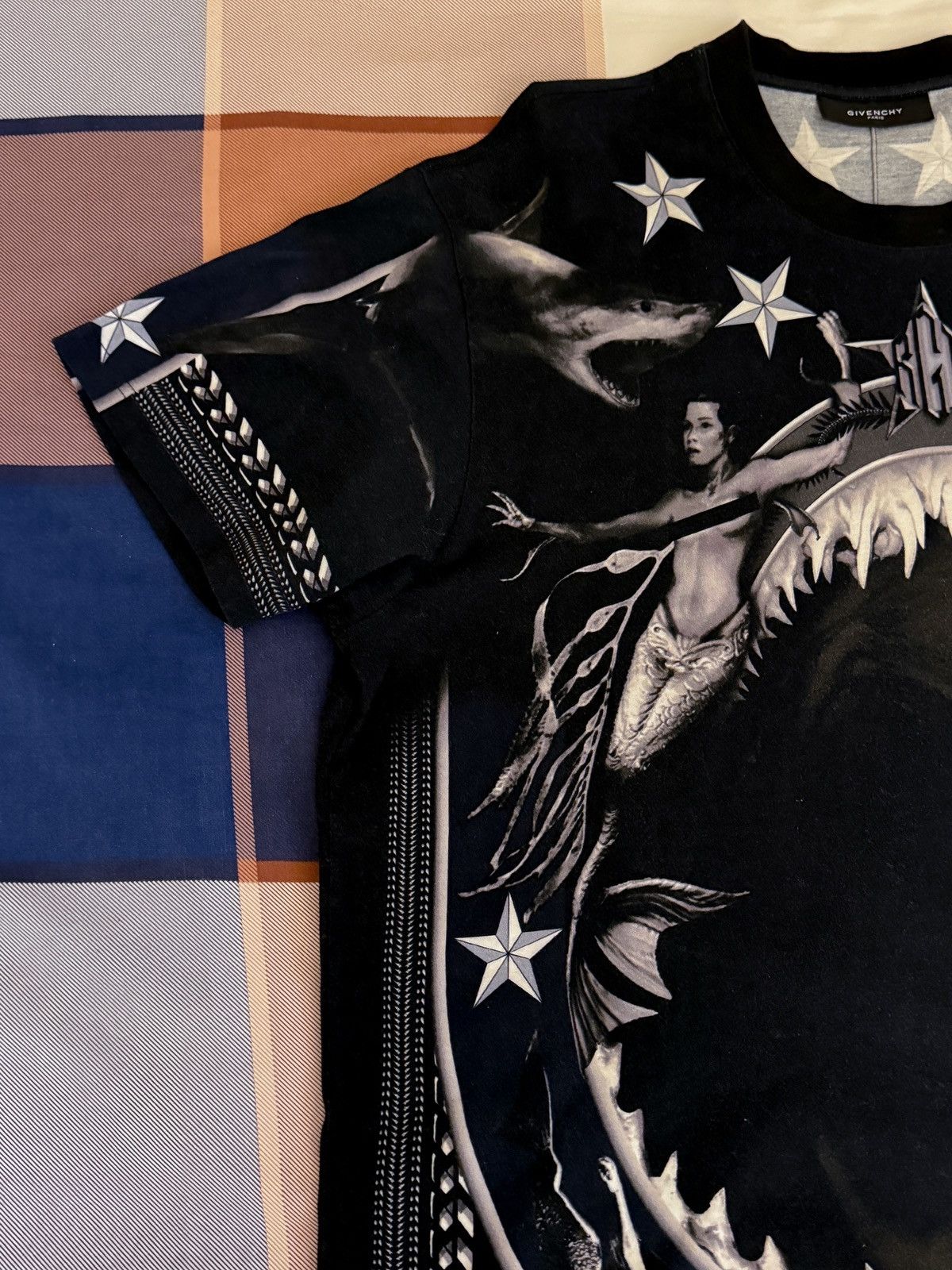 Givenchy Givenchy Shark & Mermaid Print Oversized XS T-shirt Size US XS / EU 42 / 0 - 4 Thumbnail