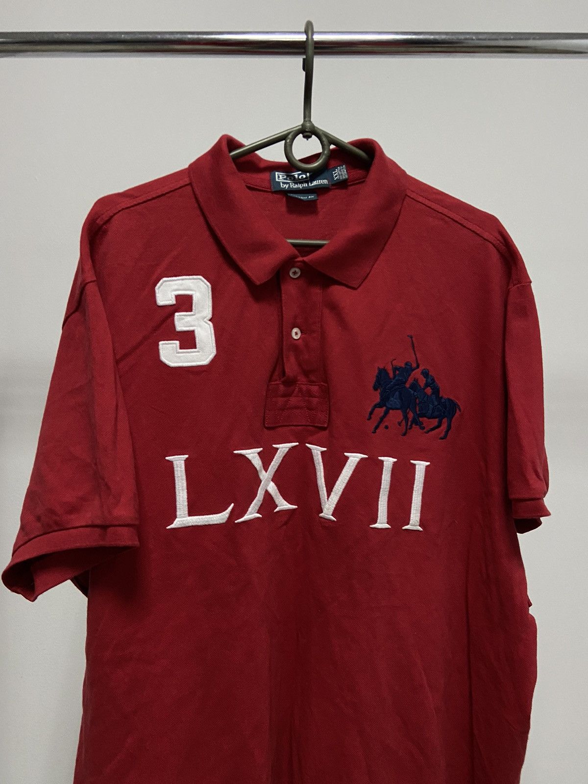 Polo Ralph Lauren × Vintage Polo Ralph Lauren t shirt polo big logo 3 vintage Size US XXL / EU 58 / 5 - 3 Thumbnail