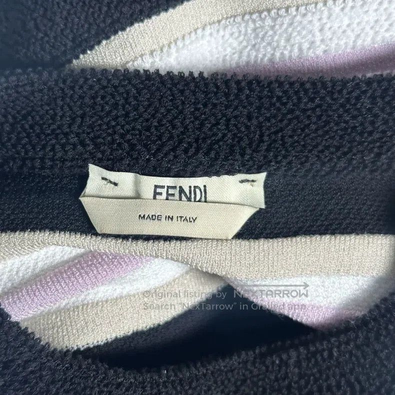 Fendi Fendi Striped knitted sweater Size XXS / US 00 / IT 34 - 3 Thumbnail