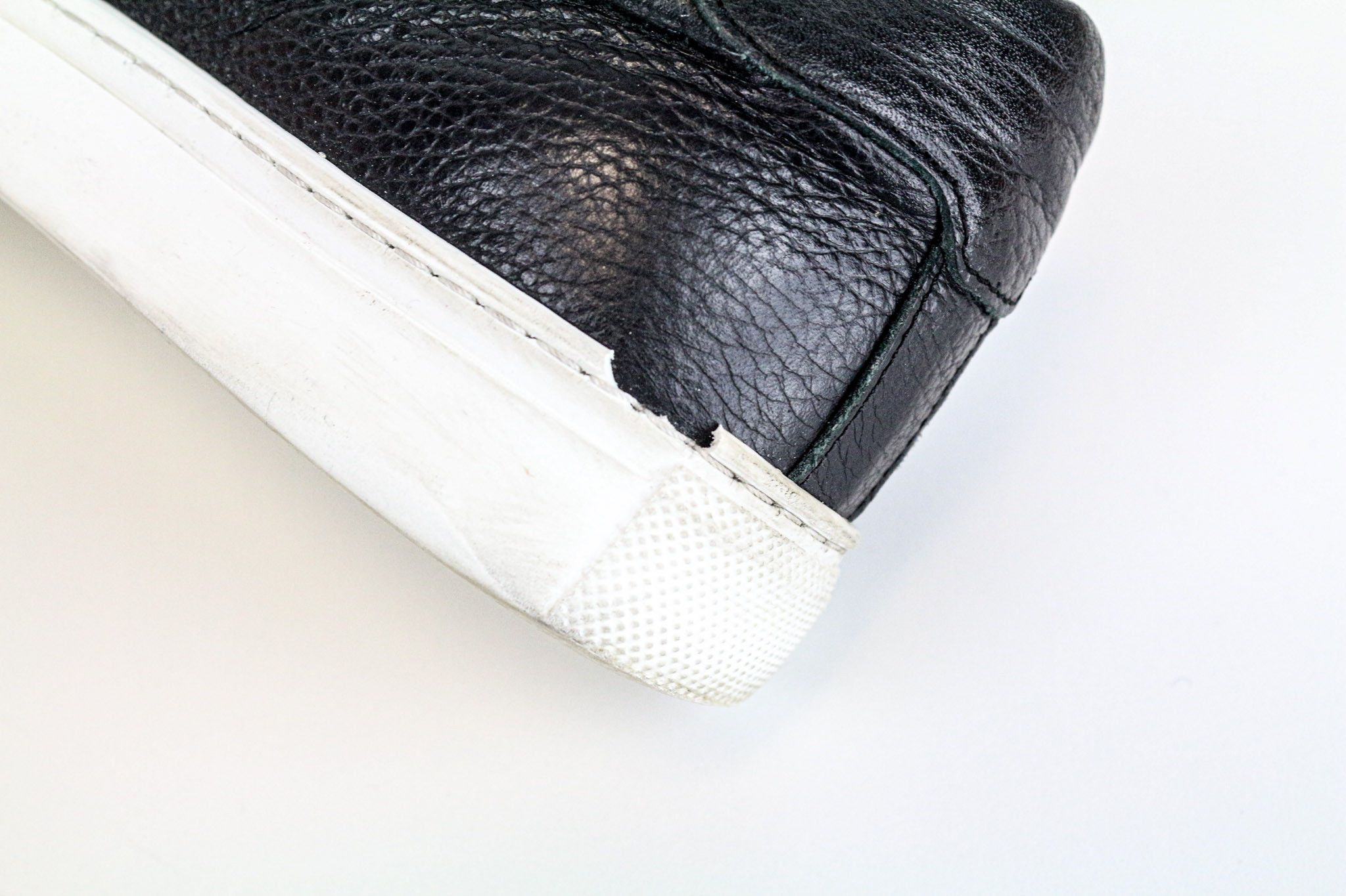 Suitsupply EU42 Black Grained Leather Sneakers 74315 Size US 9 / EU 42 - 12 Thumbnail