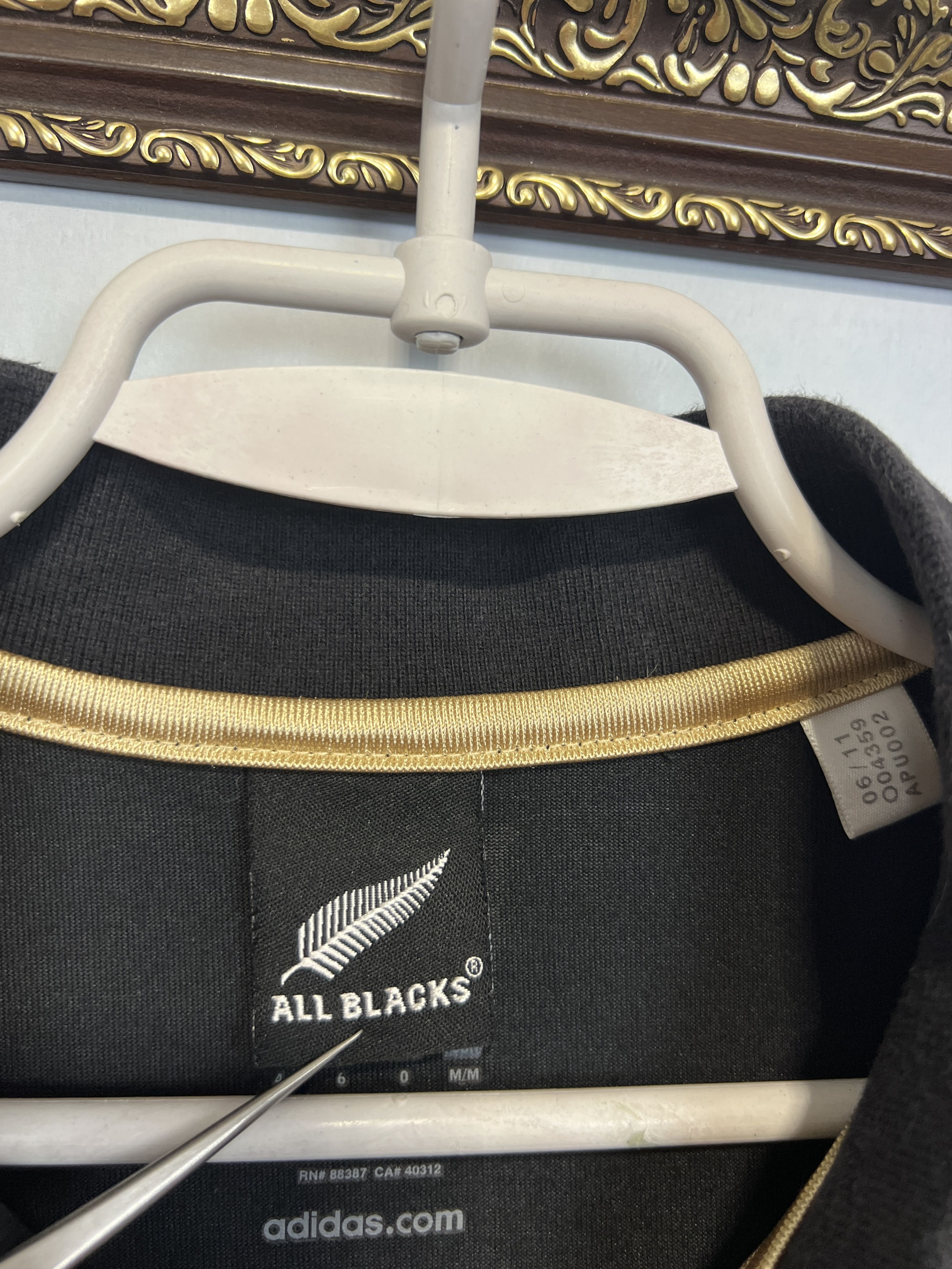 Adidas Vintage All Blacks New Zealand Rugby Union Jersey Polo Shirt Size US M / EU 48-50 / 2 - 5 Thumbnail