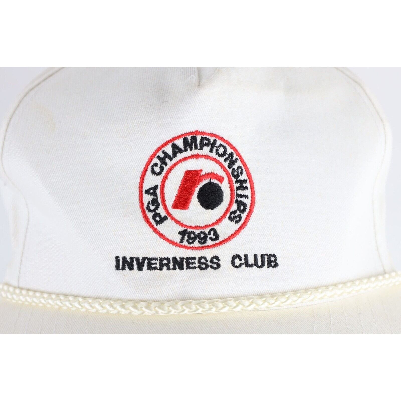 Vintage Vintage 90s Distressed Spell Out 1993 PGA Championship Hat Size ONE SIZE - 2 Thumbnail