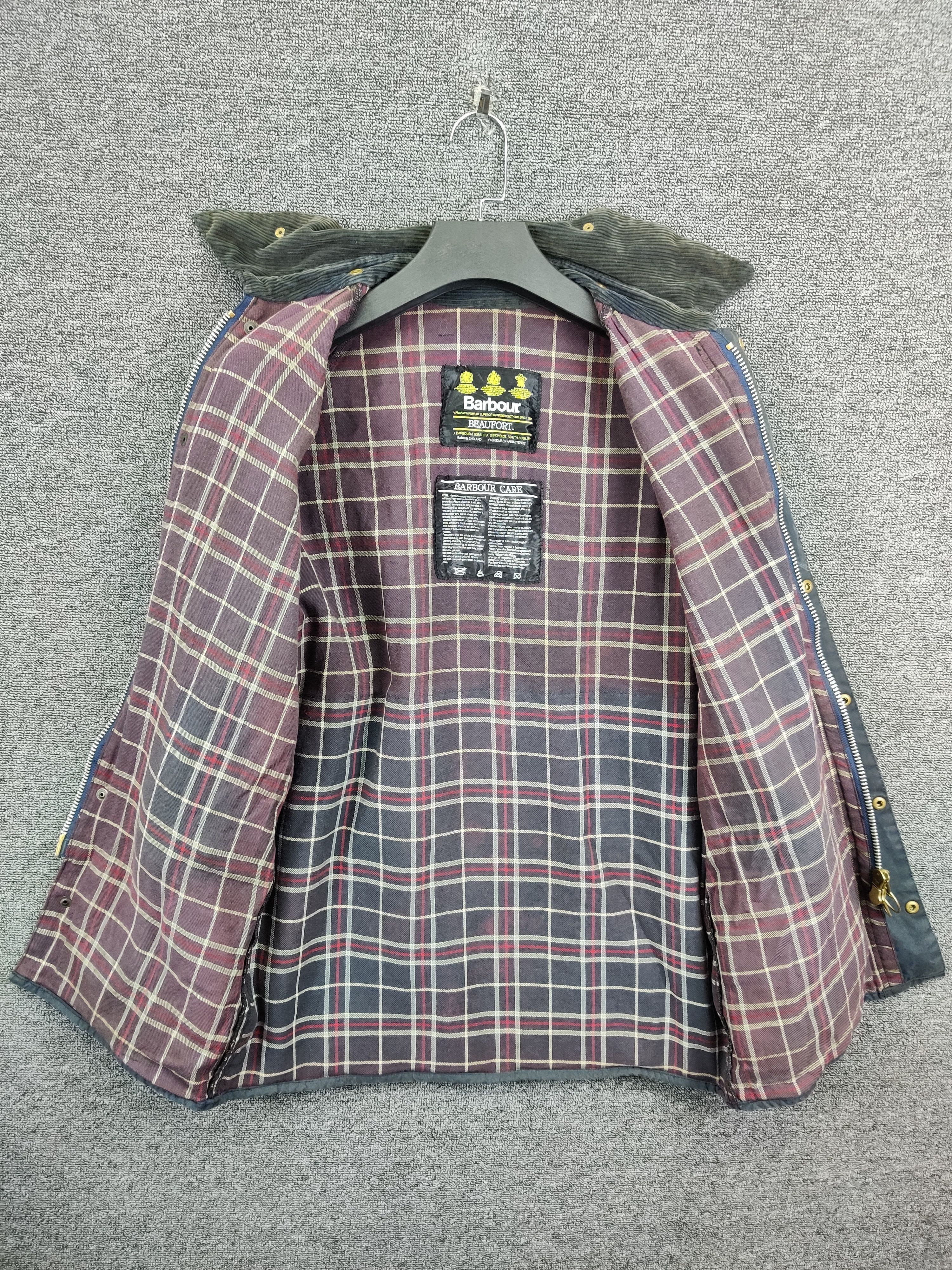 Barbour Vintage 90s Barbour Care Waxed Jacket Size US M / EU 48-50 / 2 - 5 Thumbnail