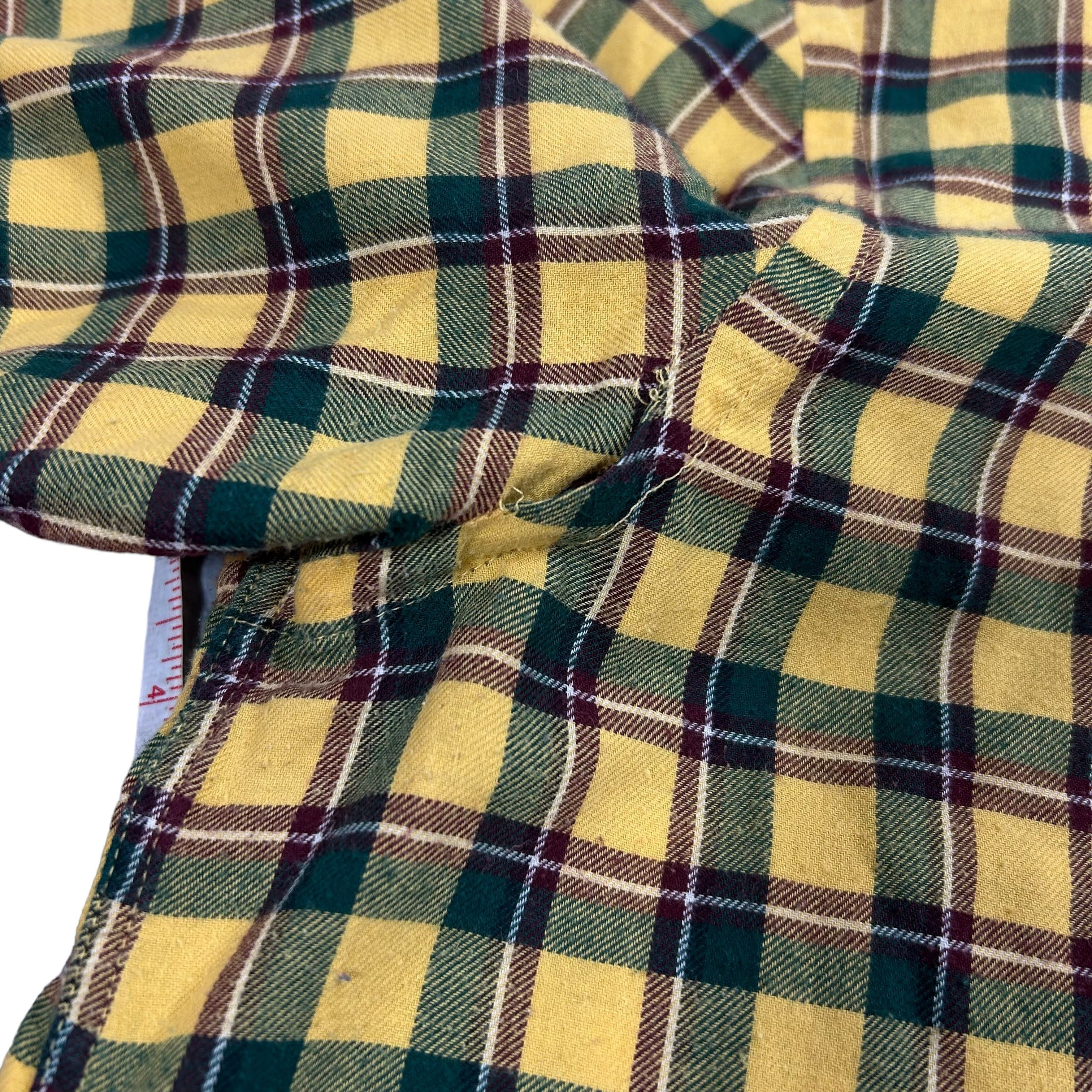 Aspesi Aspesi Yellow Flannel Shirt Lightweight L Size US L / EU 52-54 / 3 - 6 Thumbnail