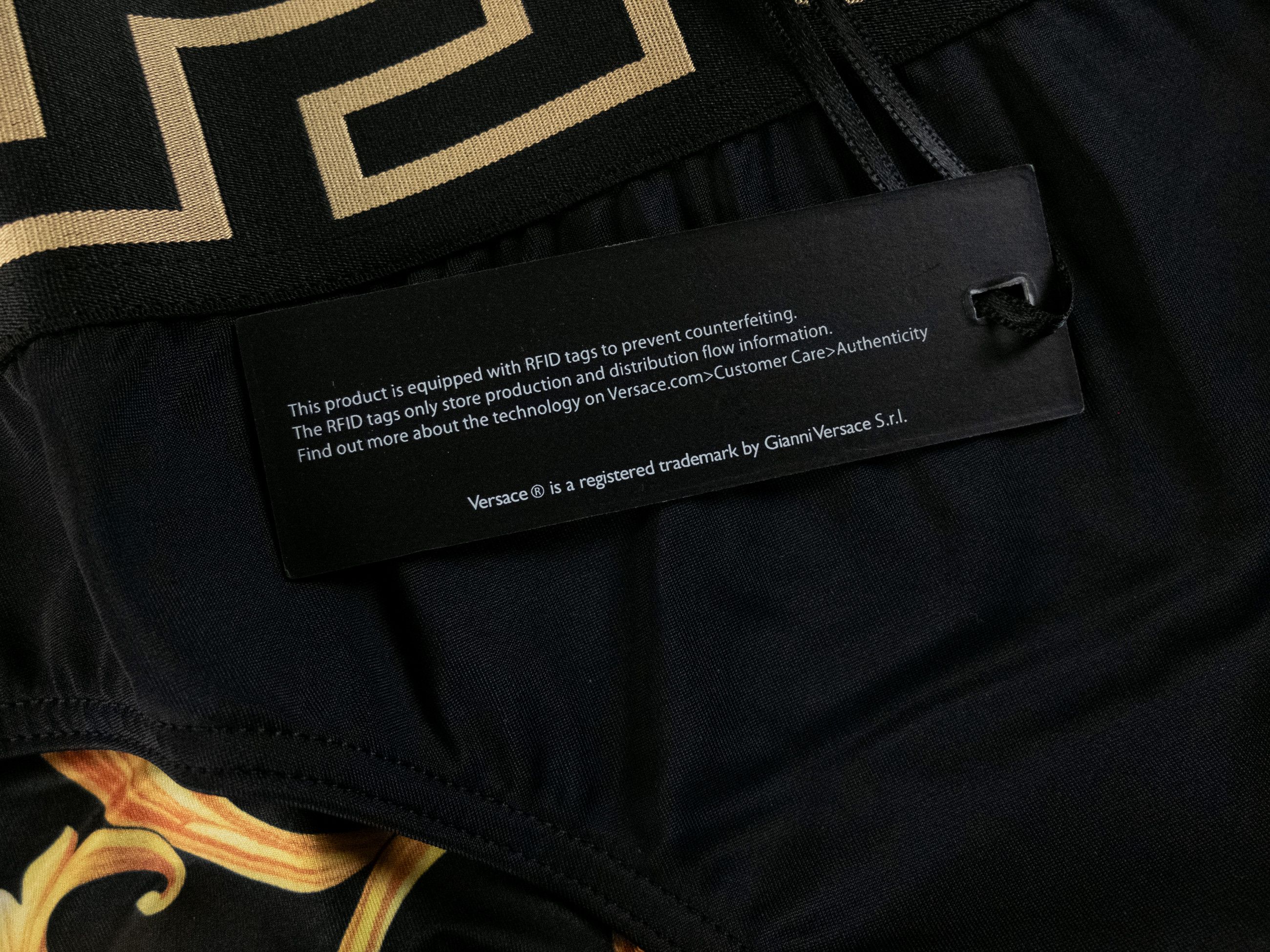 Versace VERSACE black swim briefs w barocco print inside 5 Large Size US 34 / EU 50 - 5 Thumbnail