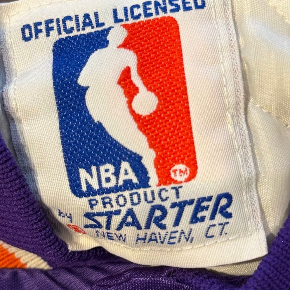 Starter Vintage 90's Phoenix Suns Satin Bomber Jacket Size US S / EU 44-46 / 1 - 3 Thumbnail