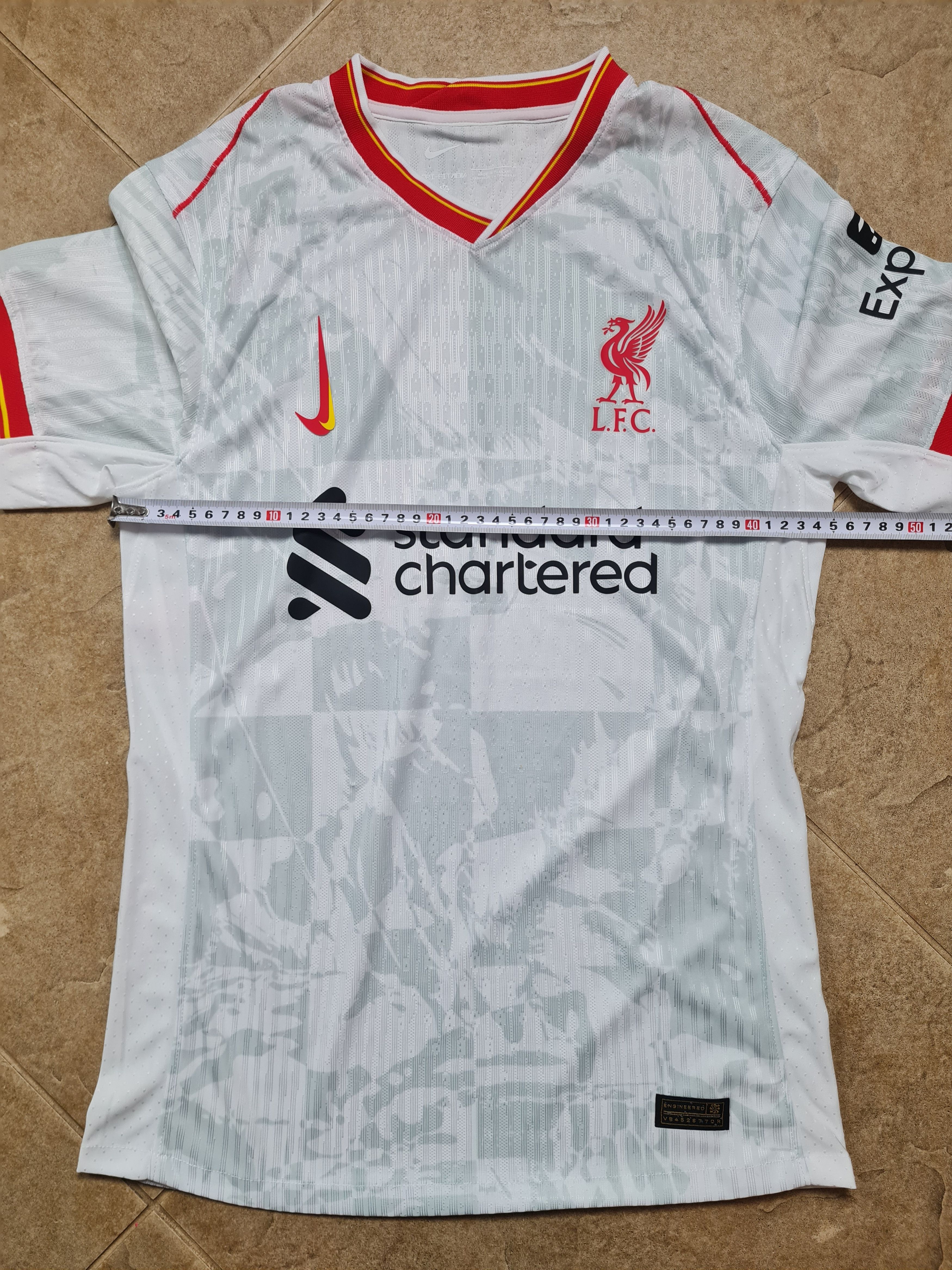 Nike Liverpool FC 2024-25 Third Jersey White Red Size US S / EU 44-46 / 1 - 13 Thumbnail