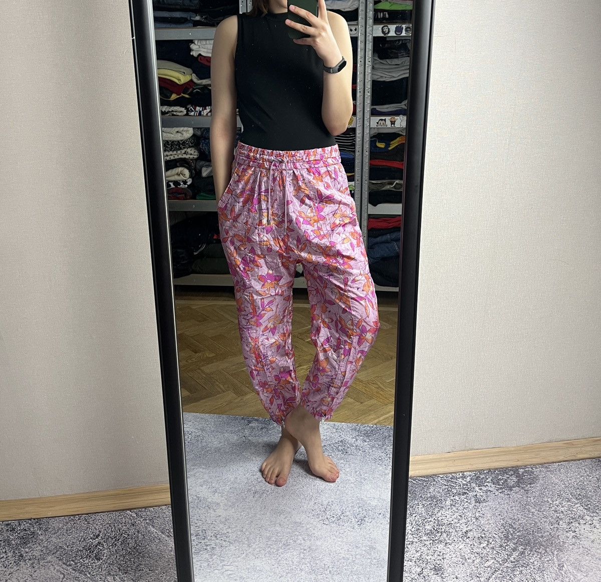 Isabel Marant Isabel Marant Lahore Floral Silk-Blend Pants Women’s Size 36 Size 26" / US 2 / IT 38 - 3 Thumbnail