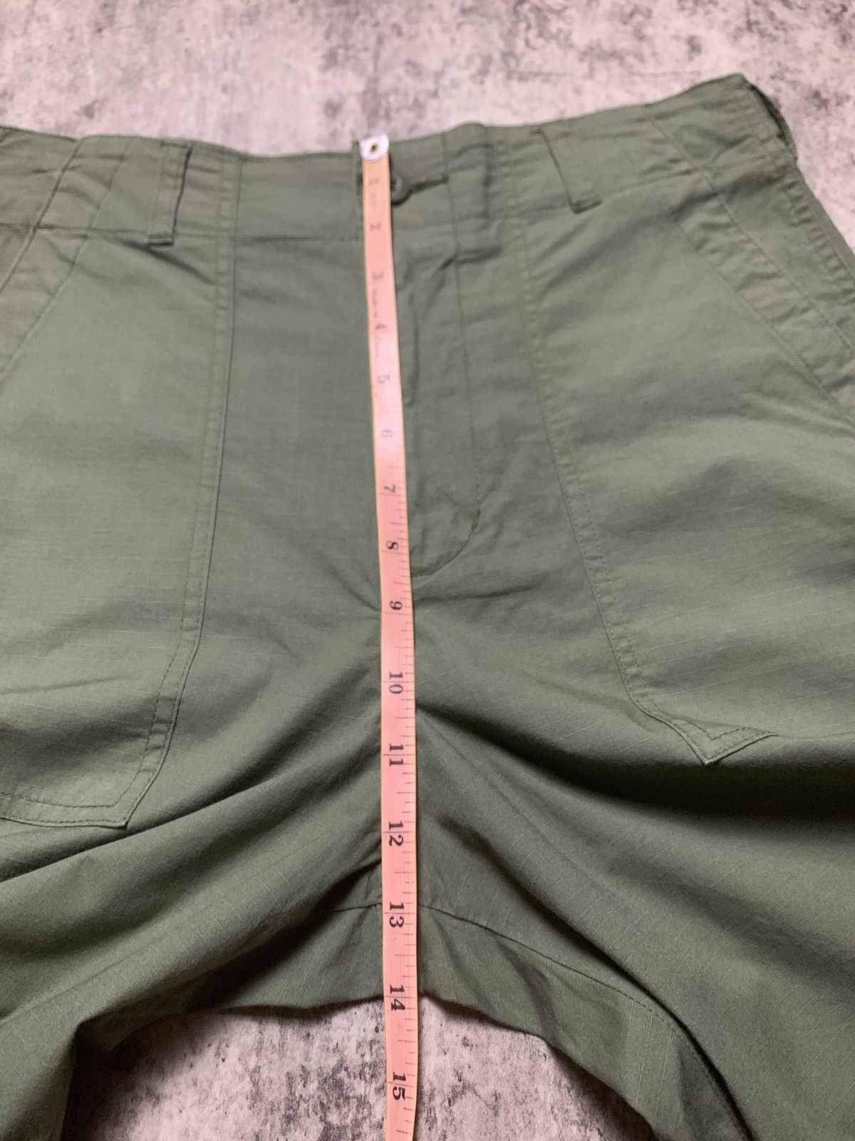 Orslow Japanese Olive Green Fatigue Rip Stop Lowrys Farm Size US 29 - 17 Thumbnail