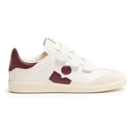 Isabel Marant ISABEL MARANT Beth White Leather Strap Sneakers New & Authen Size US 5 / IT 35 - 1 Thumbnail