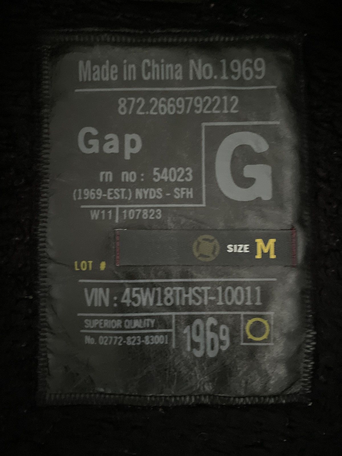 Gap Gap 1969 Vintage Leather Bomber Size US M / EU 48-50 / 2 - 2 Thumbnail
