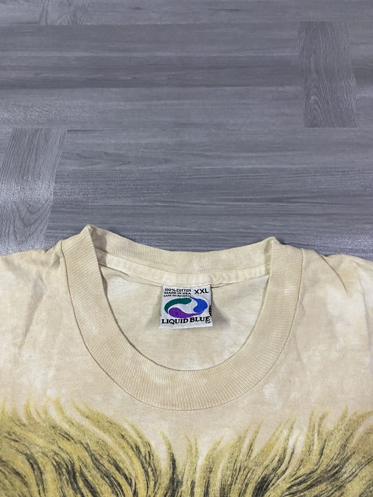 Liquid Blue Vintage Rare 1994 Liquid Blue Lion Tie-Dye Shirt Size US XXL / EU 58 / 5 - 8 Thumbnail