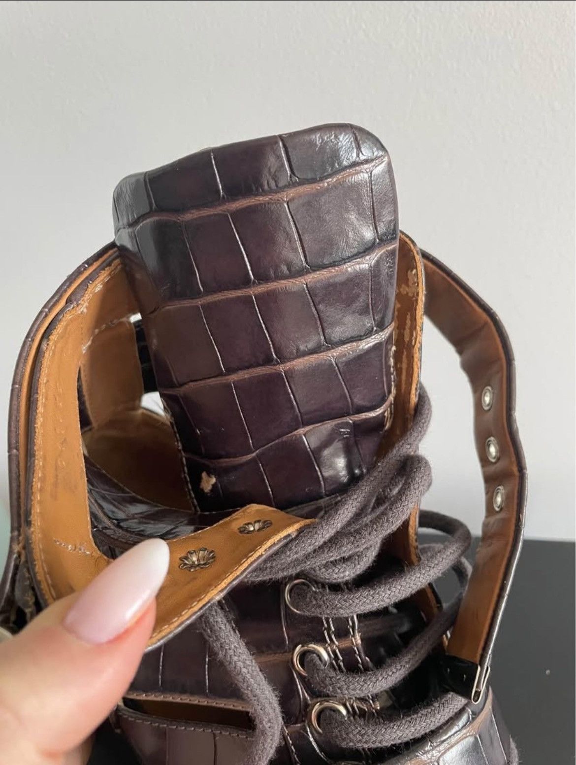 Chloe Chloe Crocodile Rylee Boots Size US 8 / IT 38 - 6 Thumbnail