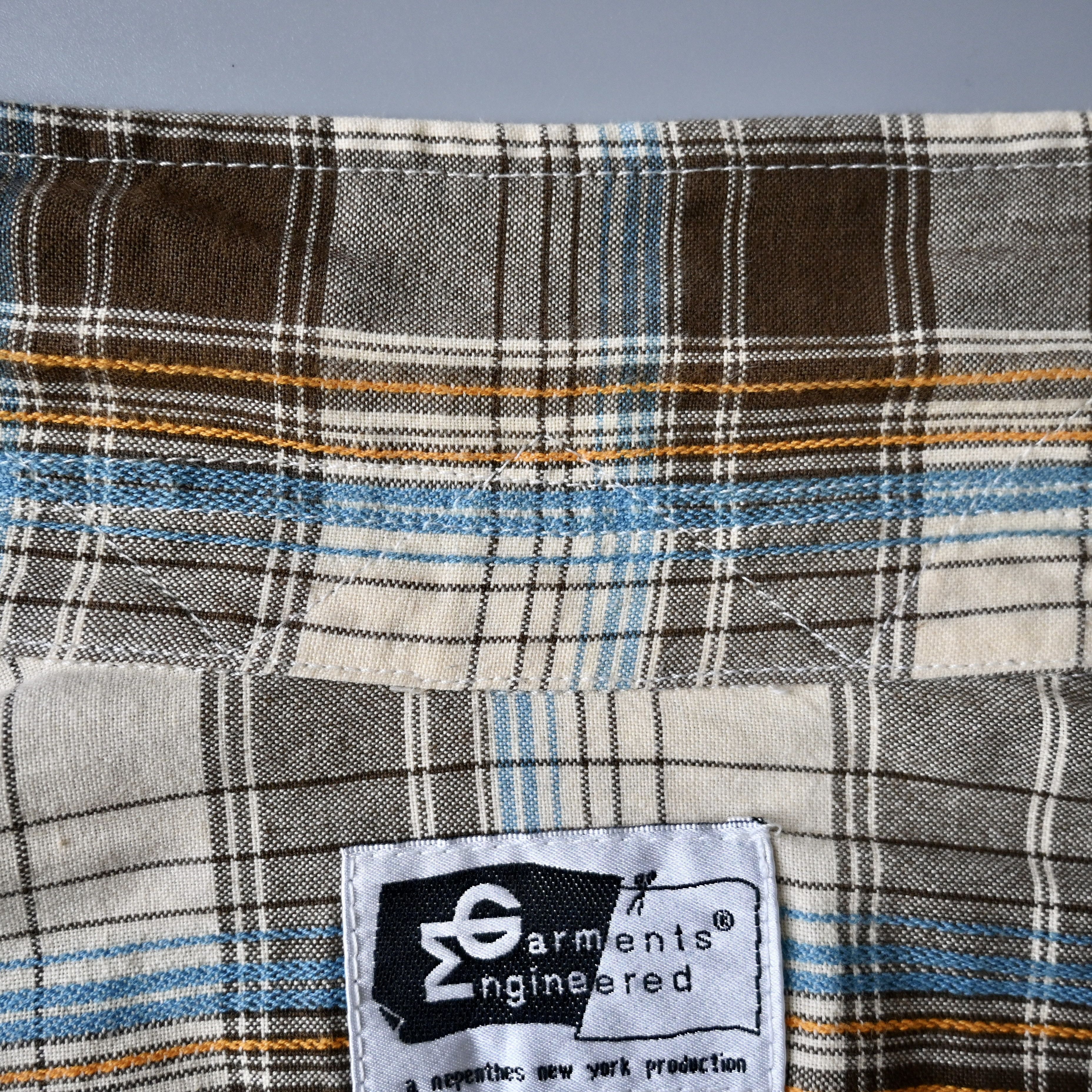 Engineered Garments Vintage ENGINEERED GARMENTS square hem plaid shirt M Size US M / EU 48-50 / 2 - 11 Thumbnail