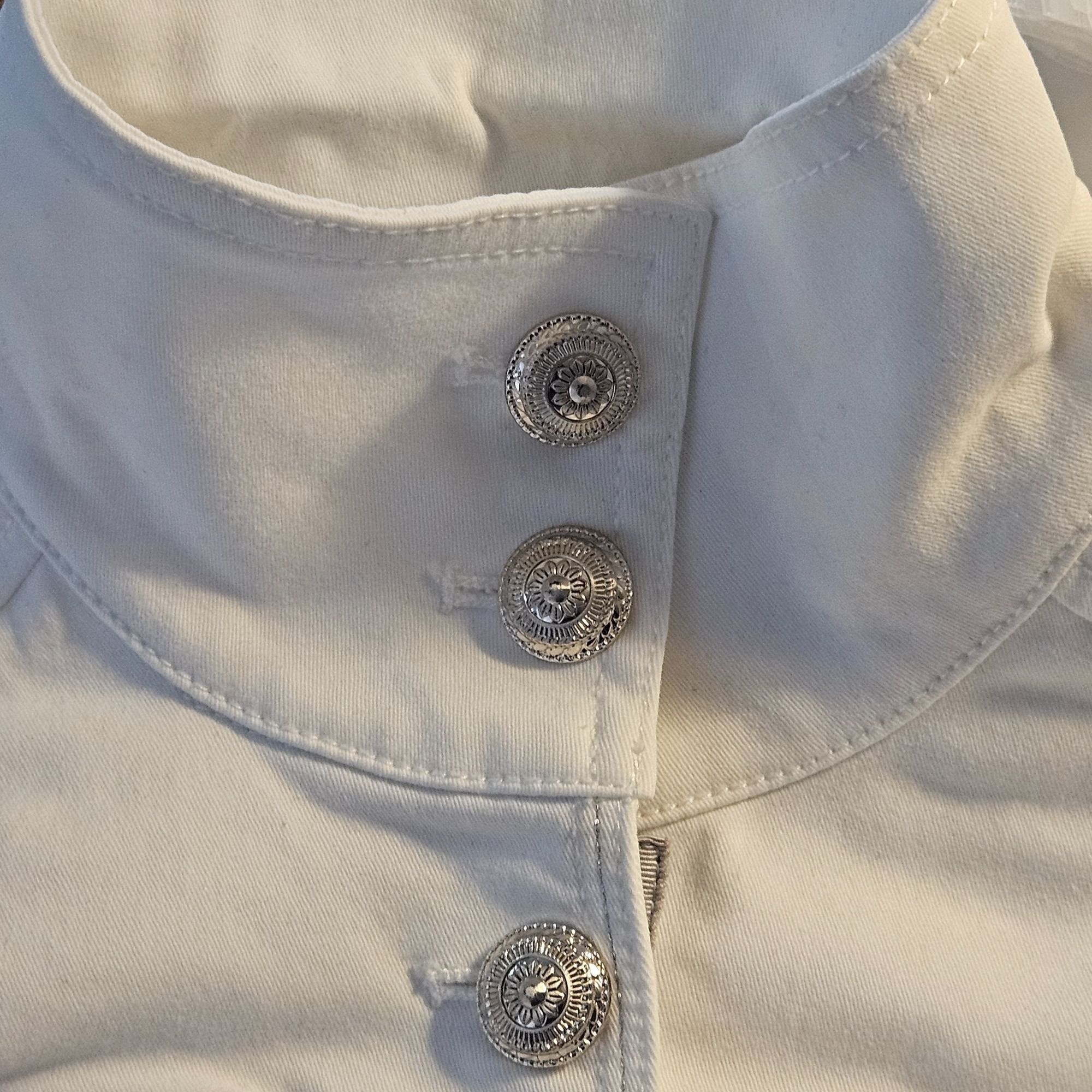 White House Black Market White House Black Market Women Crop Jacket White S Clean Gir Size S / US 4 / IT 40 - 8 Thumbnail