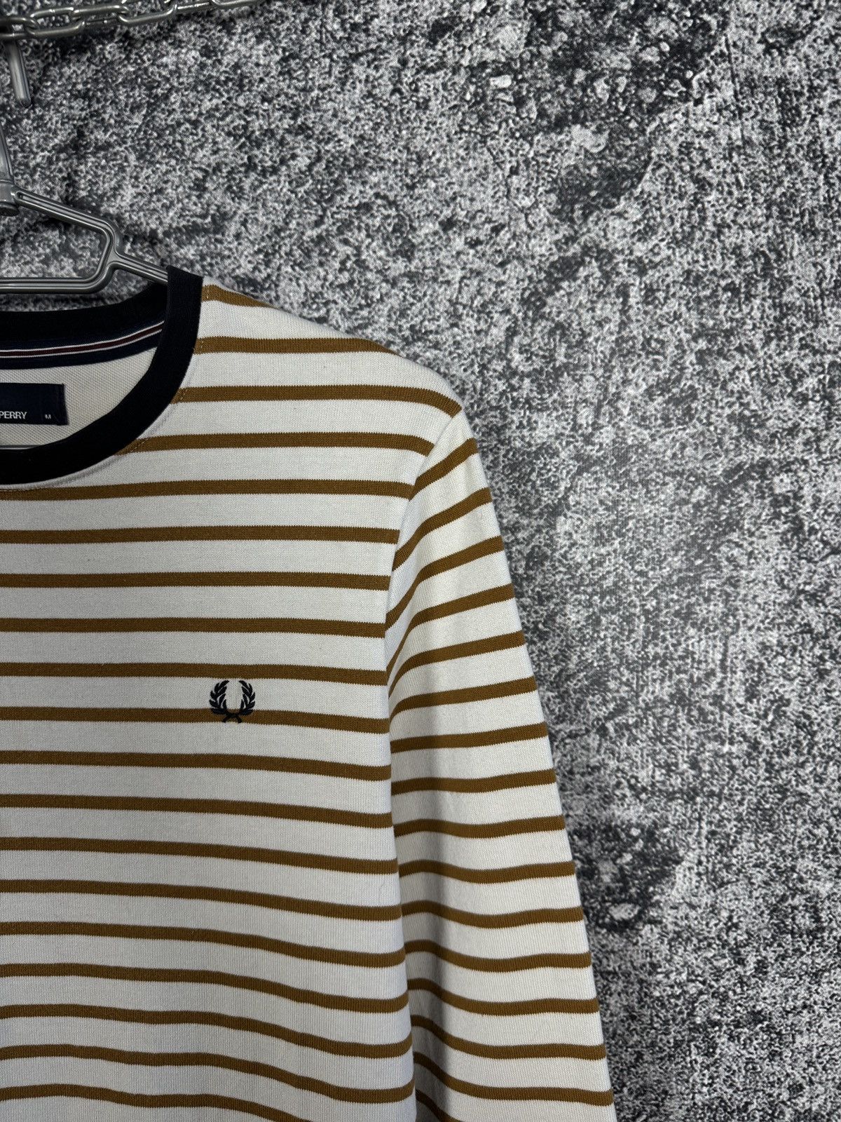 Fred Perry Men’s Fred Perry Striped Sweatshirt Pullover Casual Size M Size US M / EU 48-50 / 2 - 2 Thumbnail