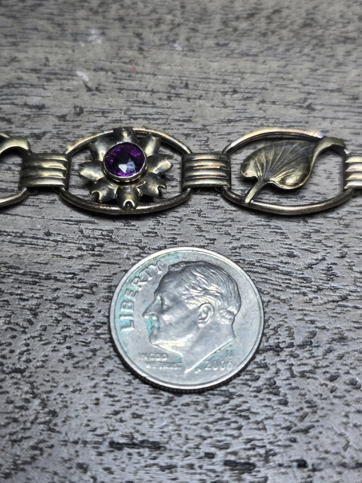 Other Vintage 1/20 12K GF / Sterling Bohemian Garnet Bracelet Size ONE SIZE - 6 Thumbnail