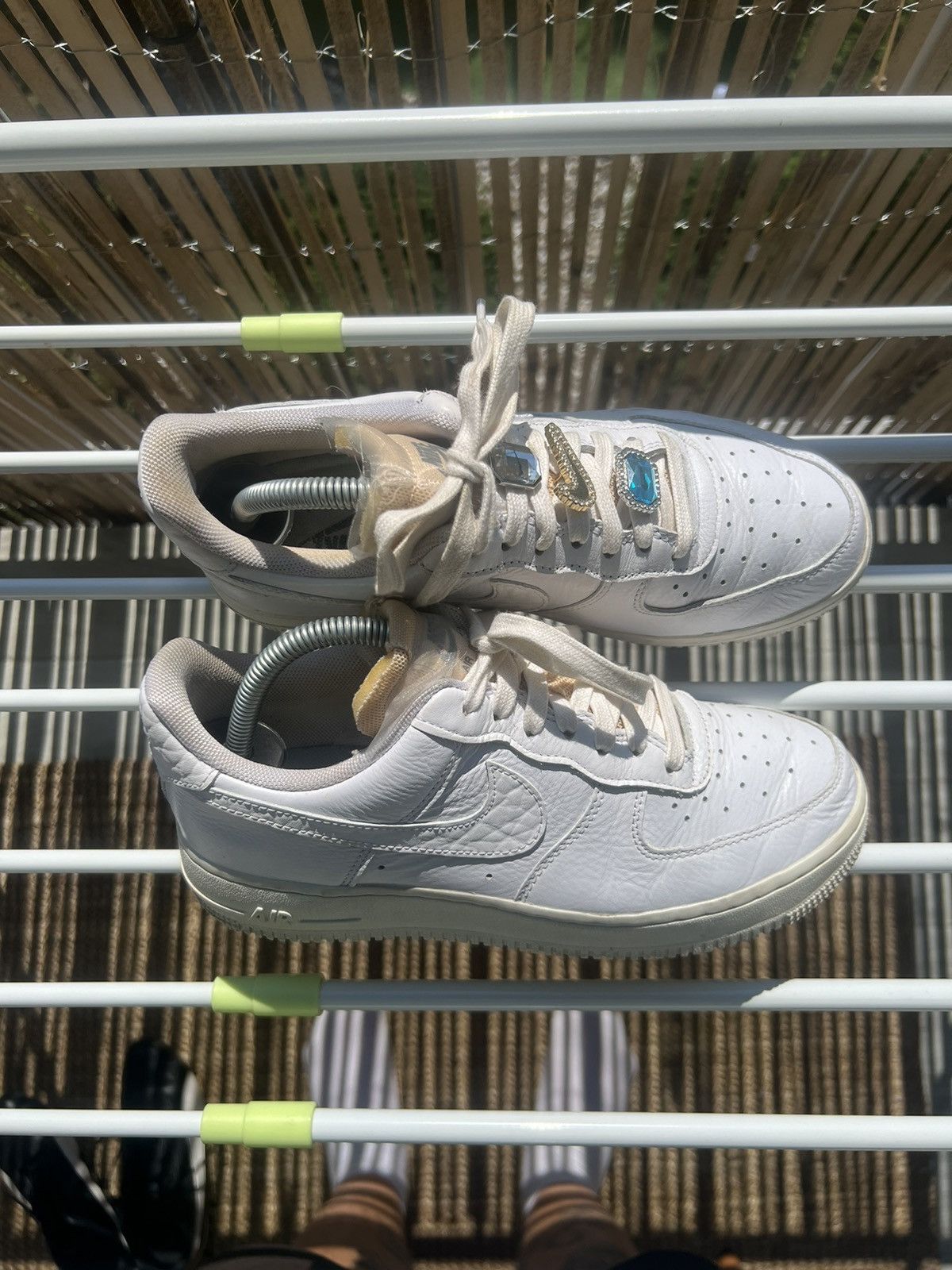 Designer × Nike Nike Air Force 1 Bling shoes sneakers US8 streetwear casual Size US 8 / IT 38 - 1 Thumbnail