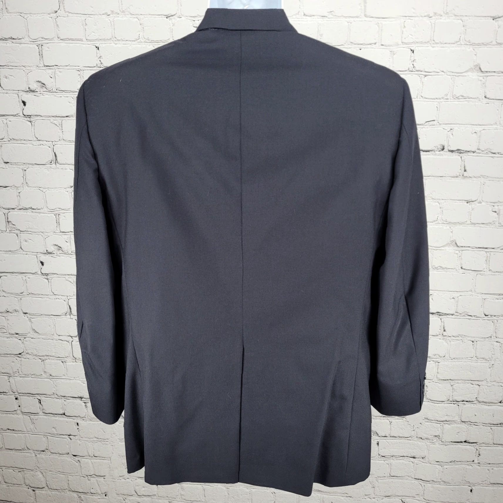 Vintage VTG H. Oritsky DW Zemke Dark Navy 2 Button Vented Notch Blazer Sport Coat US 39S Size 40R - 2 Thumbnail