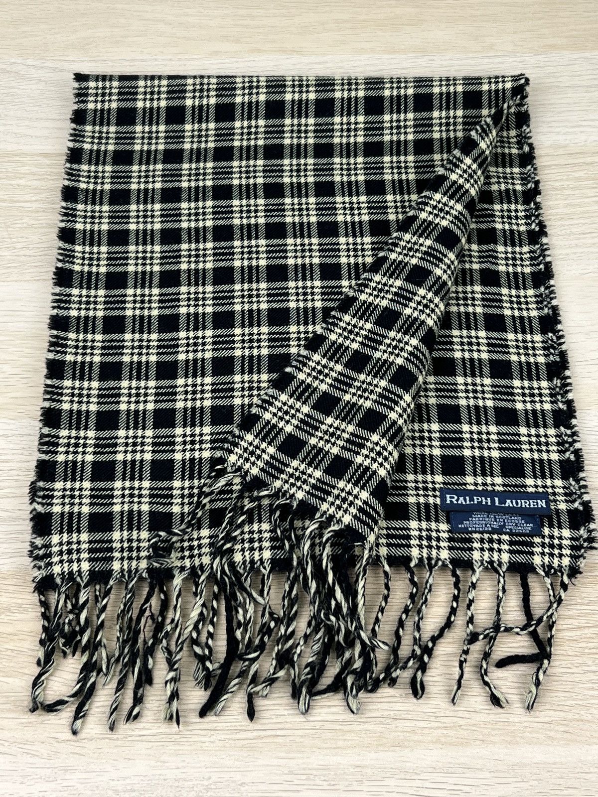 Ralph Lauren × Vintage Ralph Lauren Scarf / Muffler / Neckwear M049 Size ONE SIZE - 3 Thumbnail
