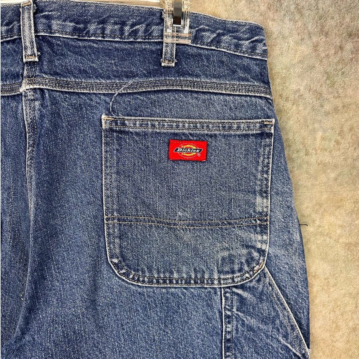 Dickies × Vintage Vintage Dickies Carpenter Work Pants Jeans 38x30 Medium Wash Size US 38 / EU 54 - 8 Thumbnail
