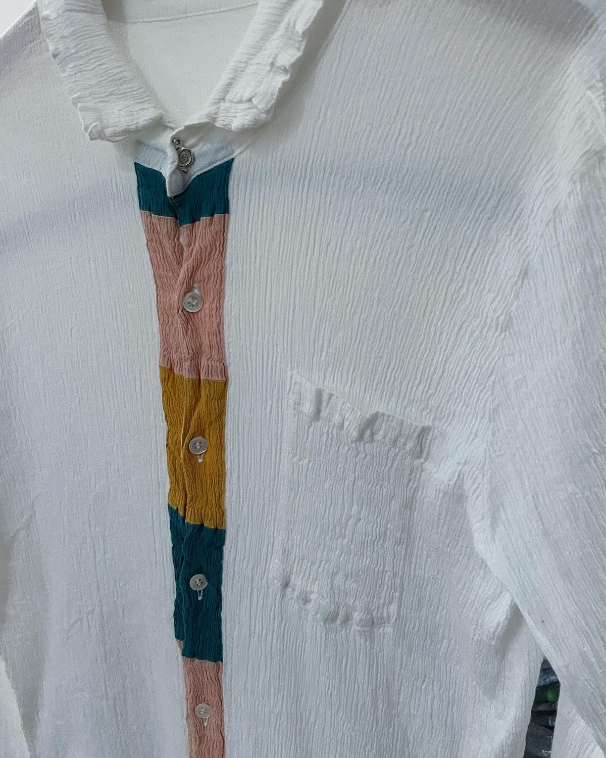 Japanese Brand × Pleats Please Issey Miyake × Tsumori Chisato Vintage Tsumori chisato pleats shirt Size US M / EU 48-50 / 2 - 4 Thumbnail