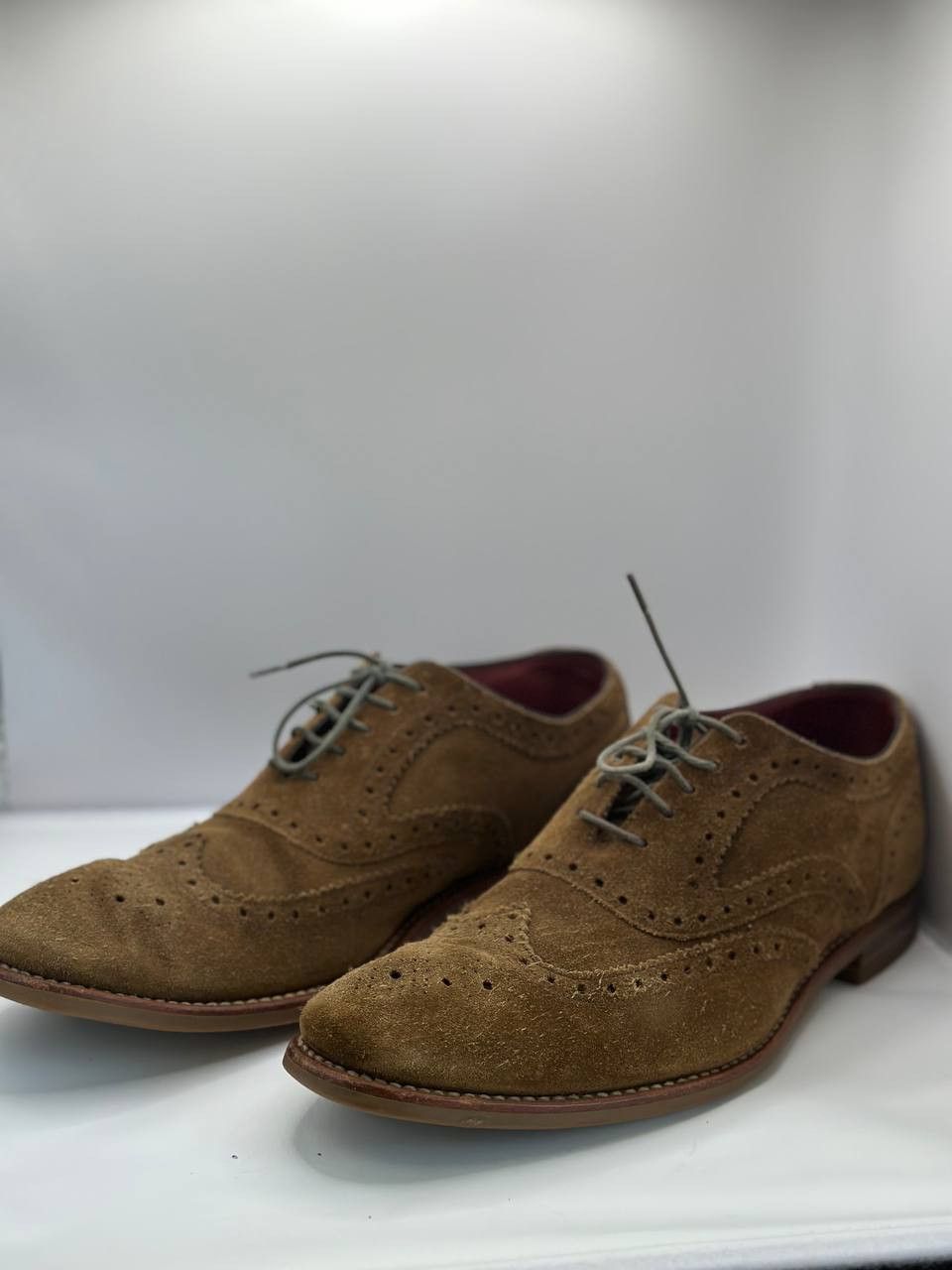 Loake Loake Kerridge TG Suede Brogues Claridge/F UK 8 Almond Toe Size US 9 / EU 42 - 2 Thumbnail