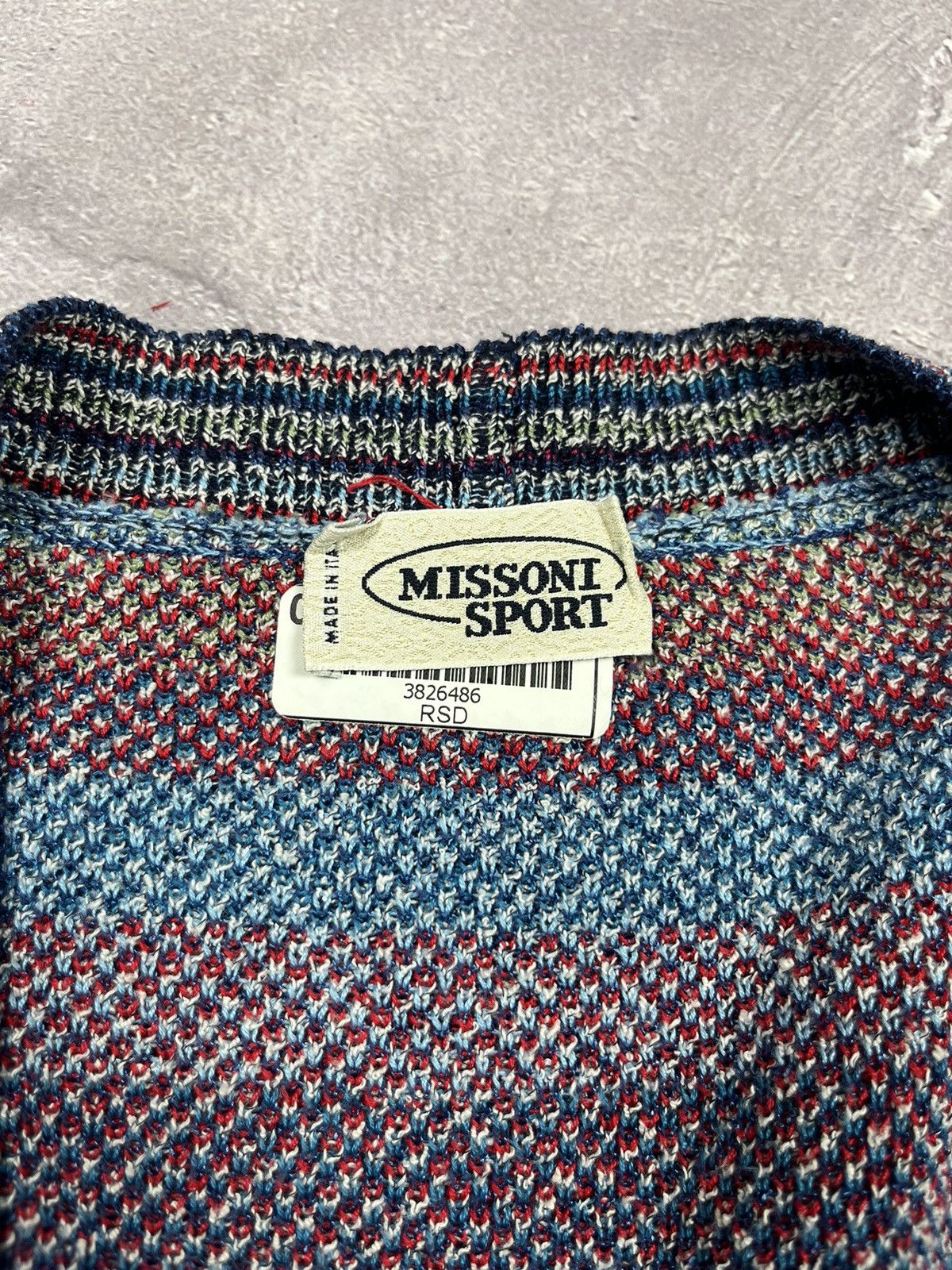 Missoni Missoni Sport Knitted Pattern Cardigan Sweater archive Size US M / EU 48-50 / 2 - 6 Thumbnail