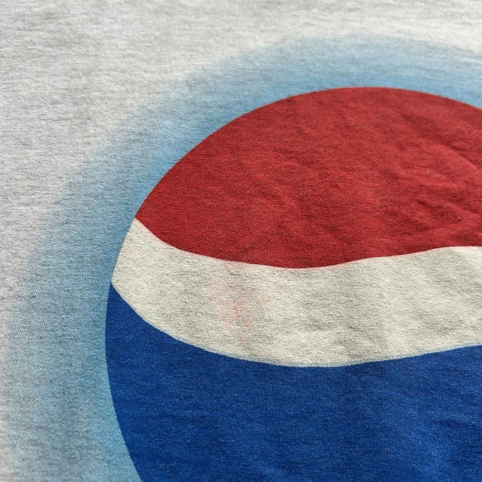 Fruit Of The Loom Vintage 90s Pepsi T-Shirt Large Fruit Of The Loom Promo Rare Size US L / EU 52-54 / 3 - 3 Thumbnail