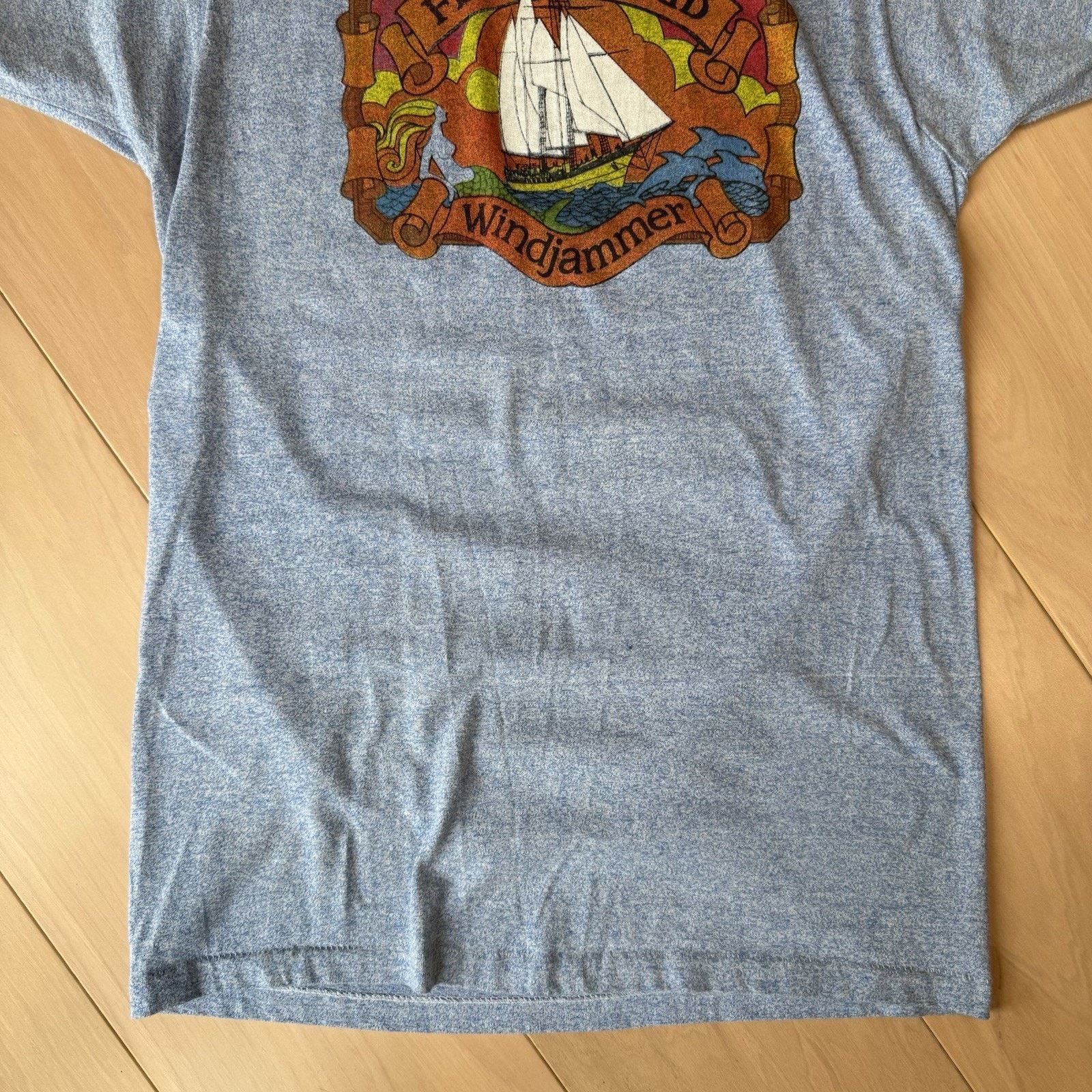 Vintage Vintage Flying Cloud Windjammer Shirt L Blue 80s Ringer Size US L / EU 52-54 / 3 - 5 Thumbnail
