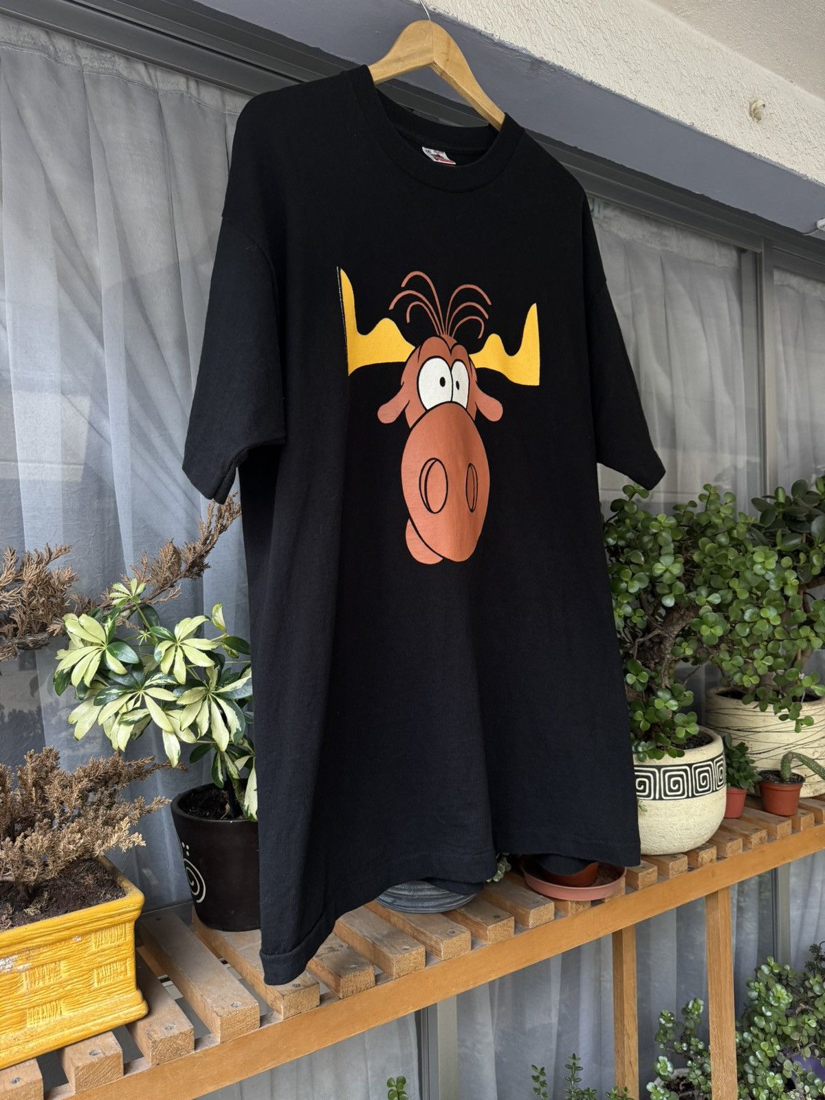 Cartoon Network Vintage 1993 Rocky and Bullwinkle Taco Bell Size US XXL / EU 58 / 5 - 5 Thumbnail